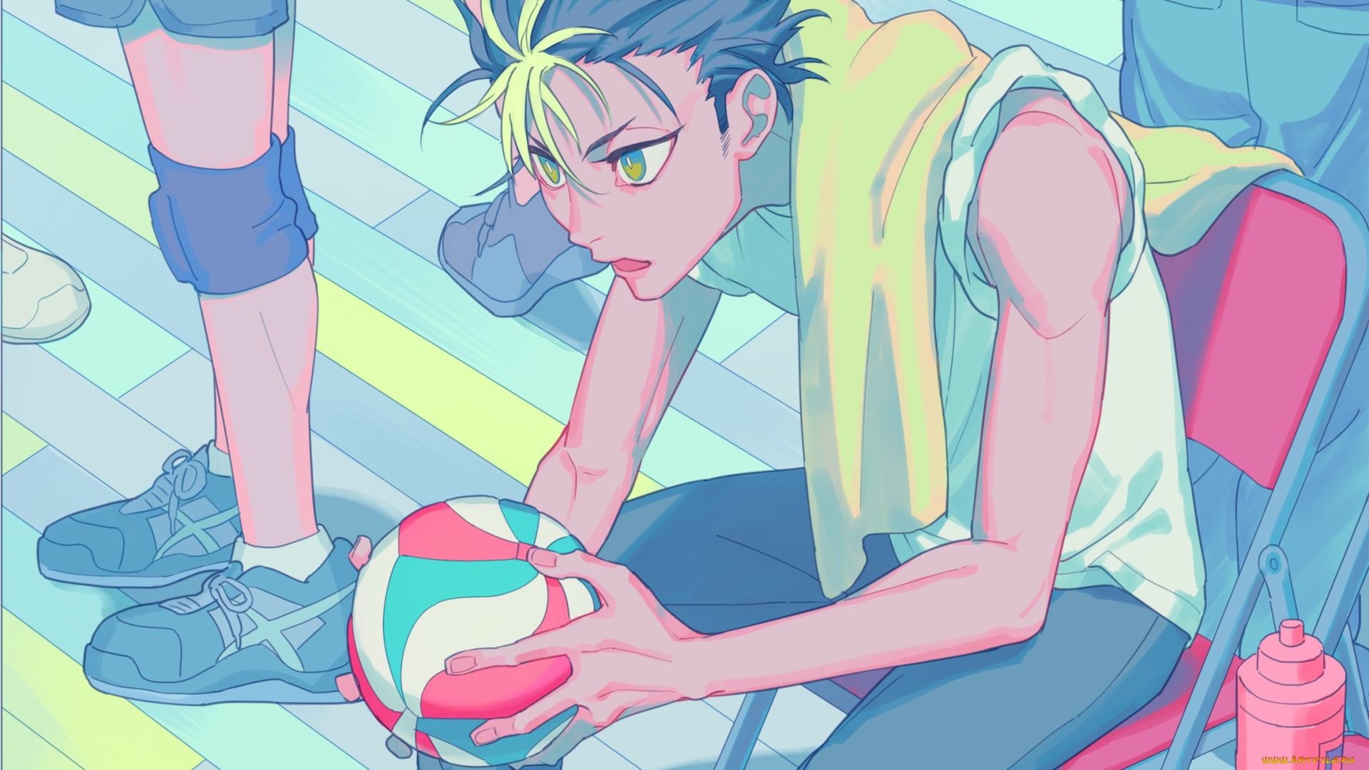 аниме, haikyuu, волейбол