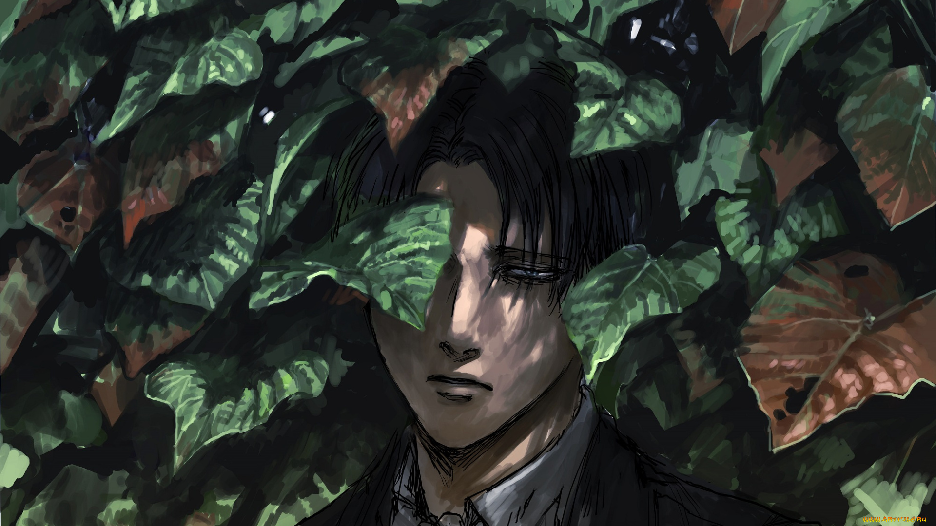 аниме, shingeki, no, kyojin, атака, титанов