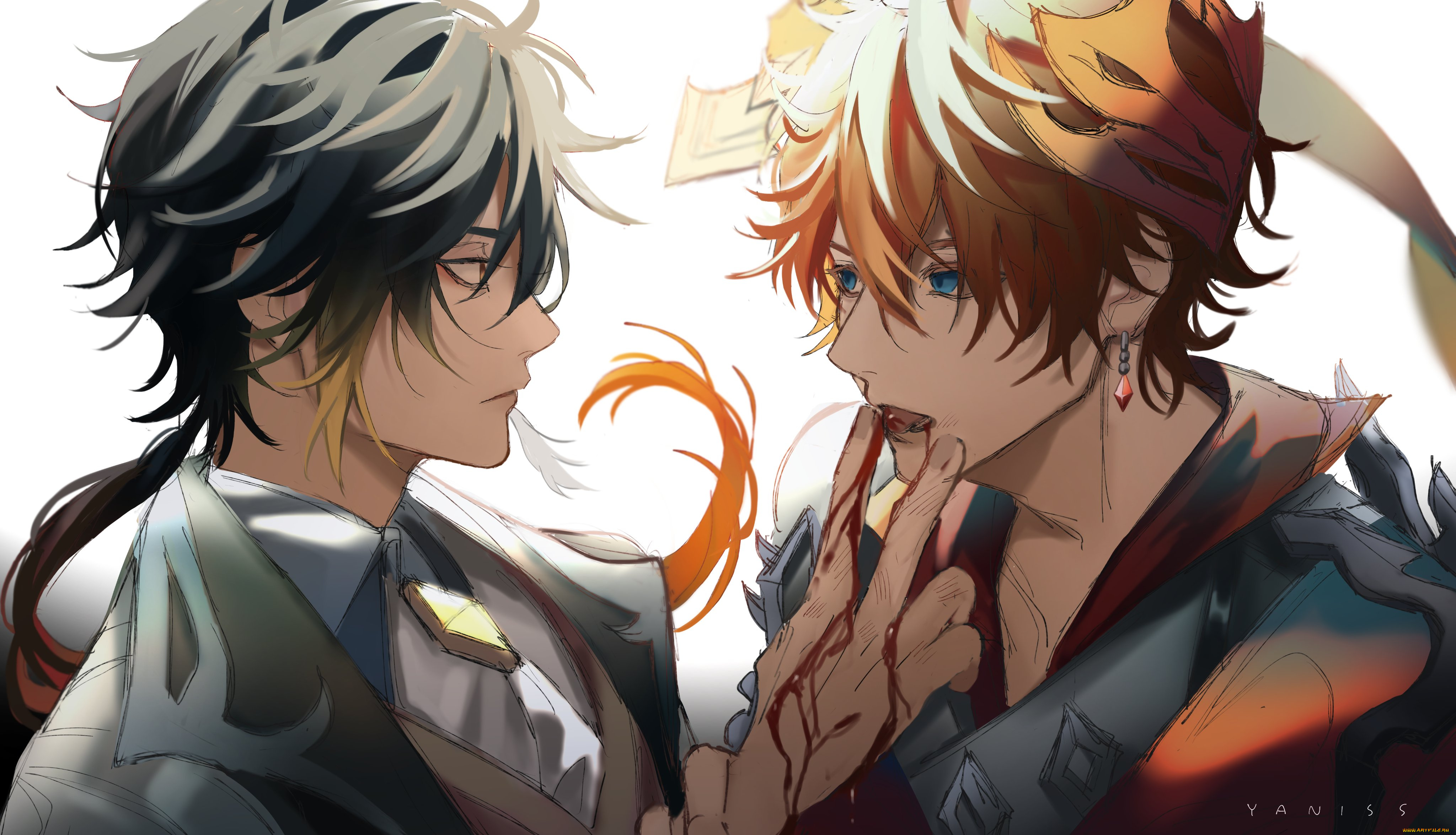 аниме, genshin, impact, genshin, impact