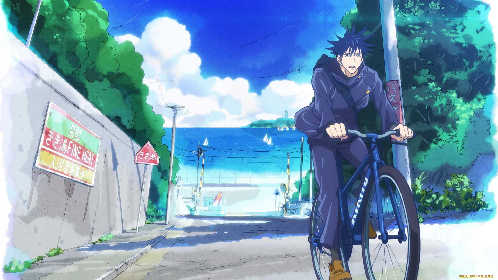 аниме, jujutsu, kaisen, магическая, битва