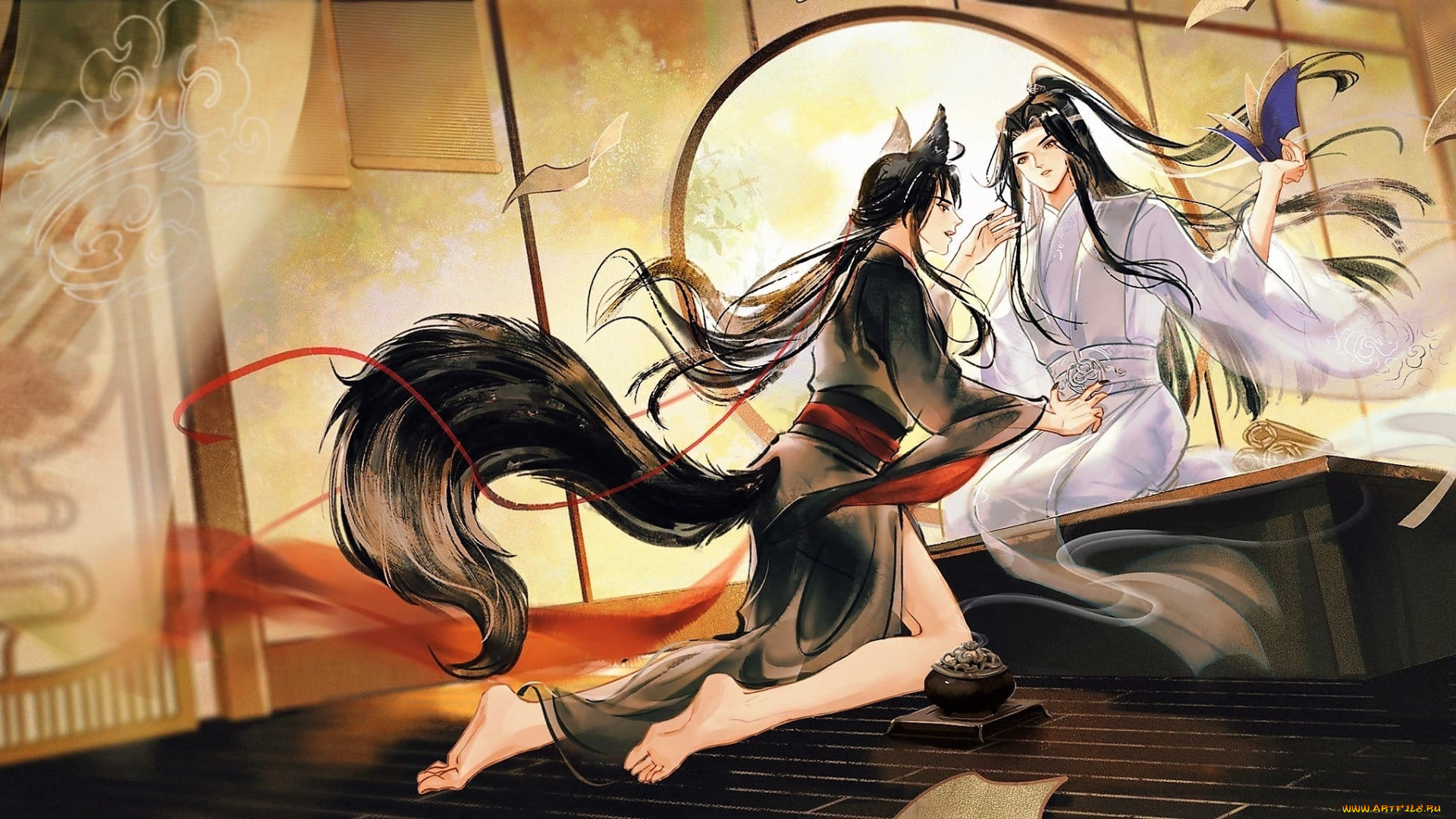 аниме, mo, dao, zu, shi, вэй, усянь, лань, ванцзы, лис