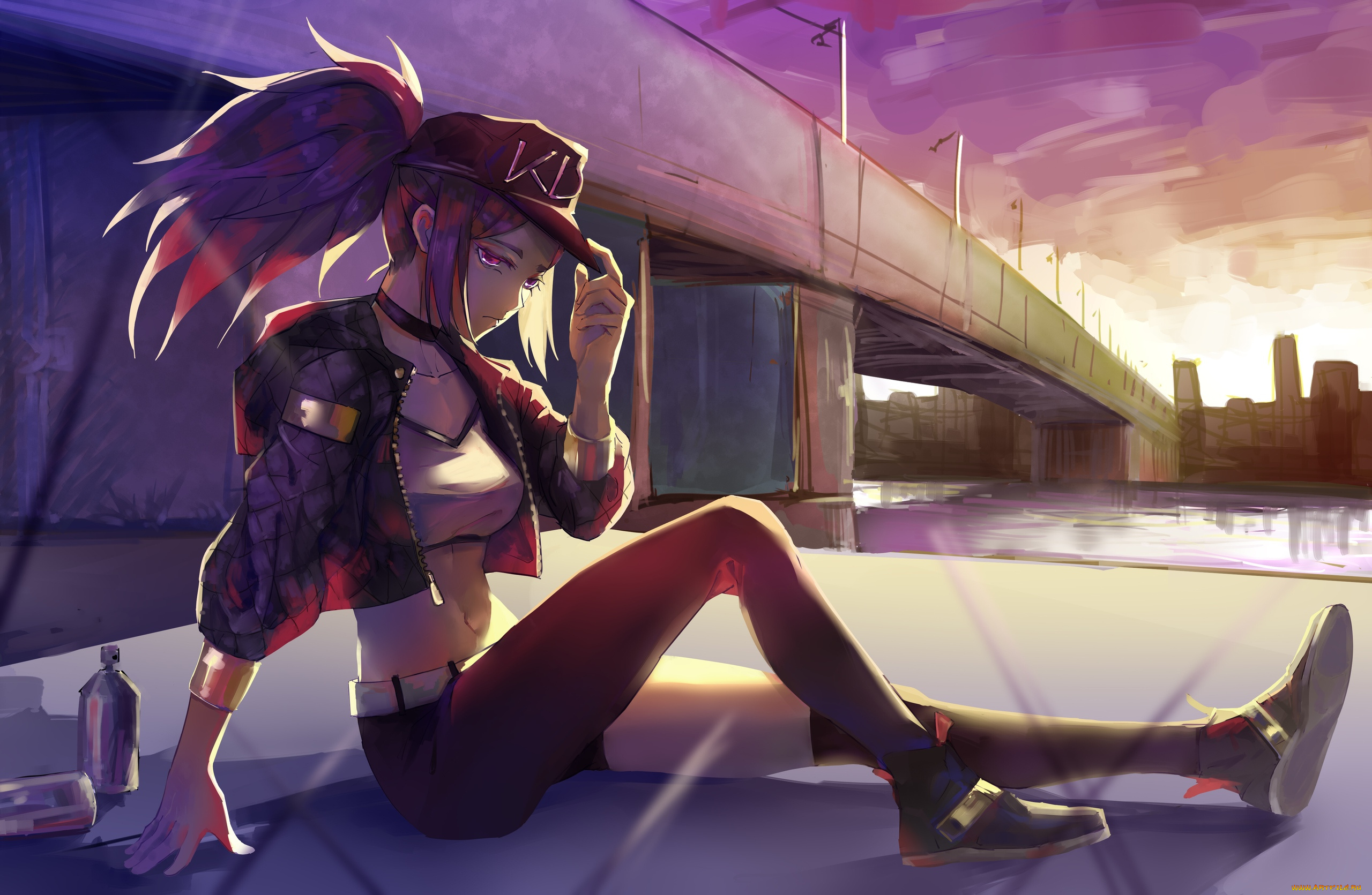 видео, игры, league, of, legends, akali, мост