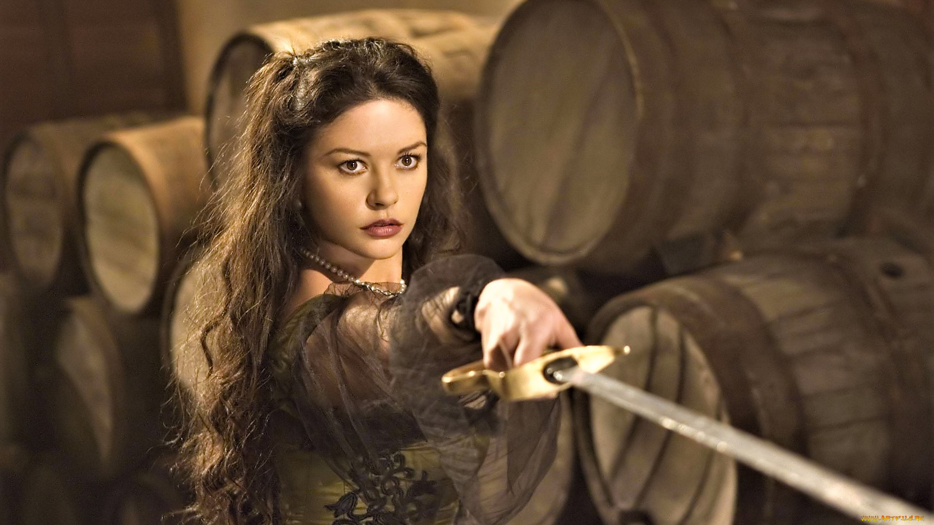 кино, фильмы, the, legend, of, zorro, девушка, меч, бочки