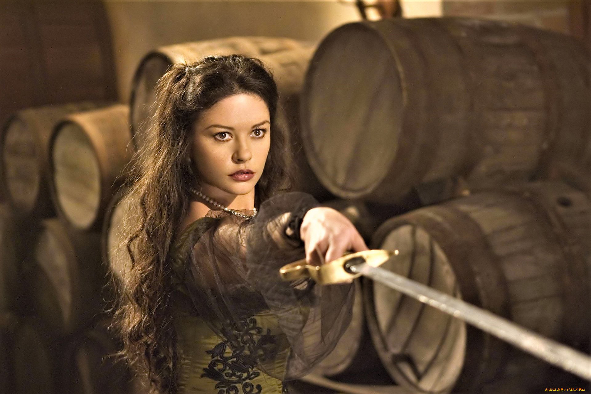 кино, фильмы, the, legend, of, zorro, девушка, меч, бочки