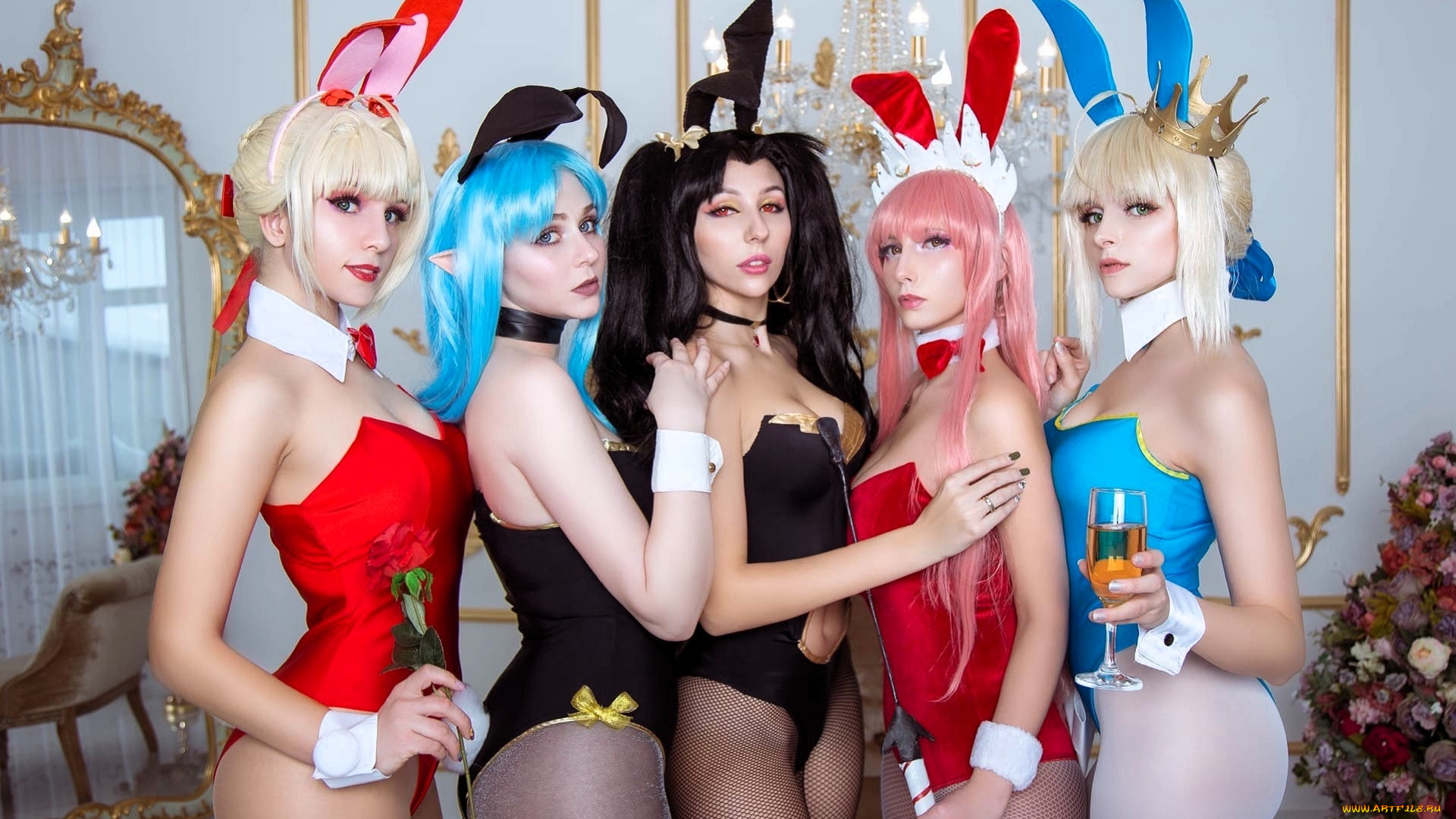 девушки, ольга, кожевникова, , lady, bell, косплей, наряды, образы, боди, ушки, зеркало, цветы