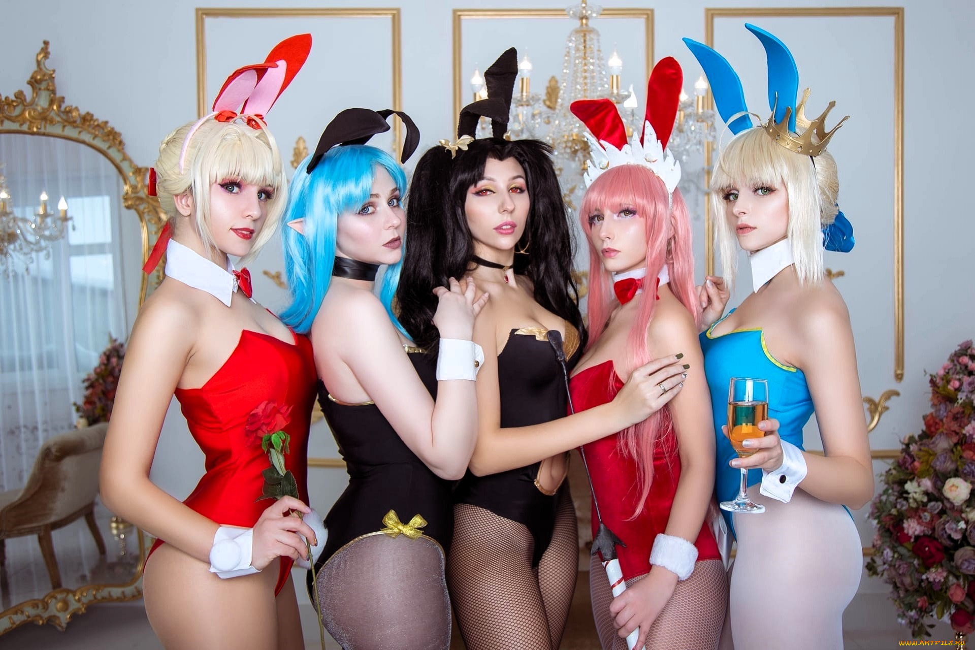 девушки, ольга, кожевникова, , lady, bell, косплей, наряды, образы, боди, ушки, зеркало, цветы