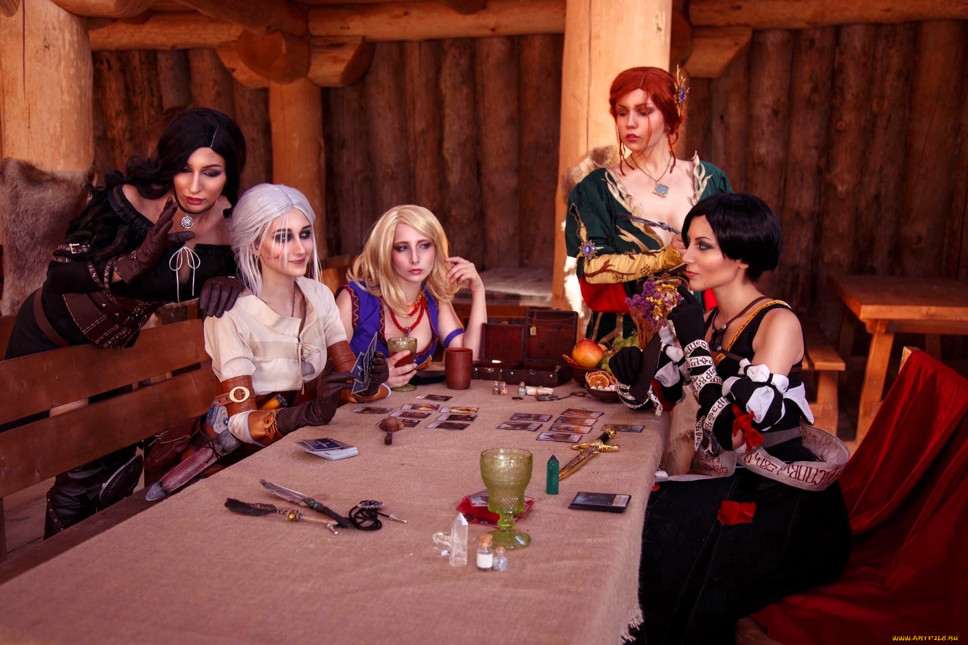девушки, ольга, кожевникова, , lady, bell, образы, косплей, наряды, костюмы, ведьмы, стол, карты