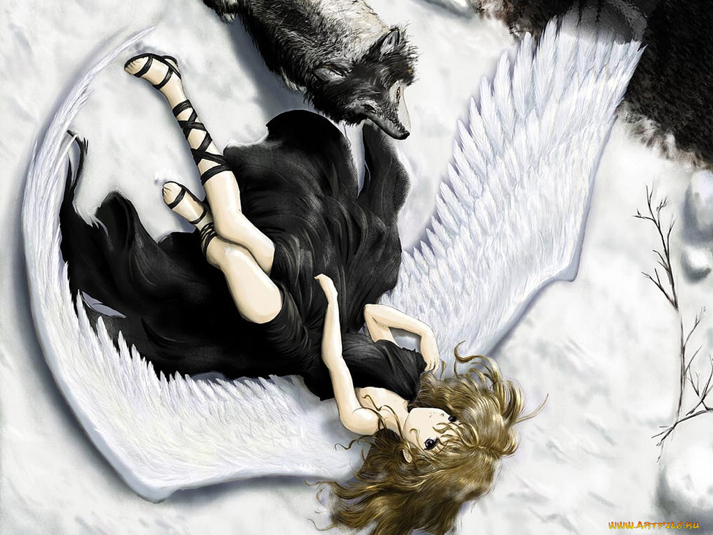 аниме, angels, demons