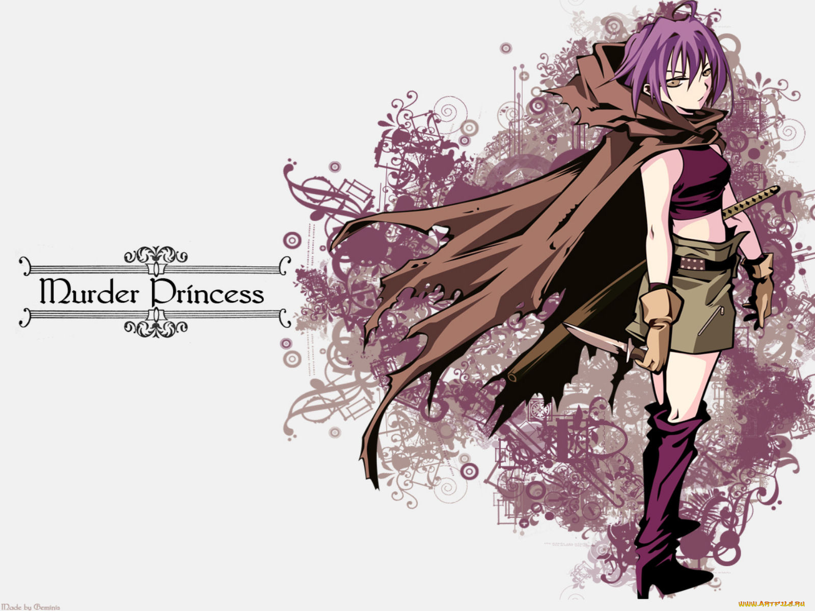 аниме, murder, princess