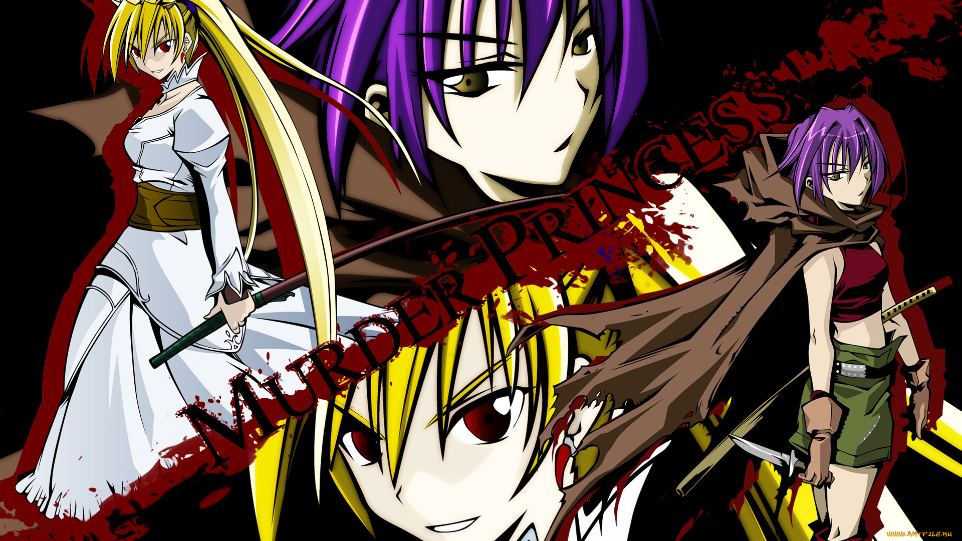 аниме, murder, princess