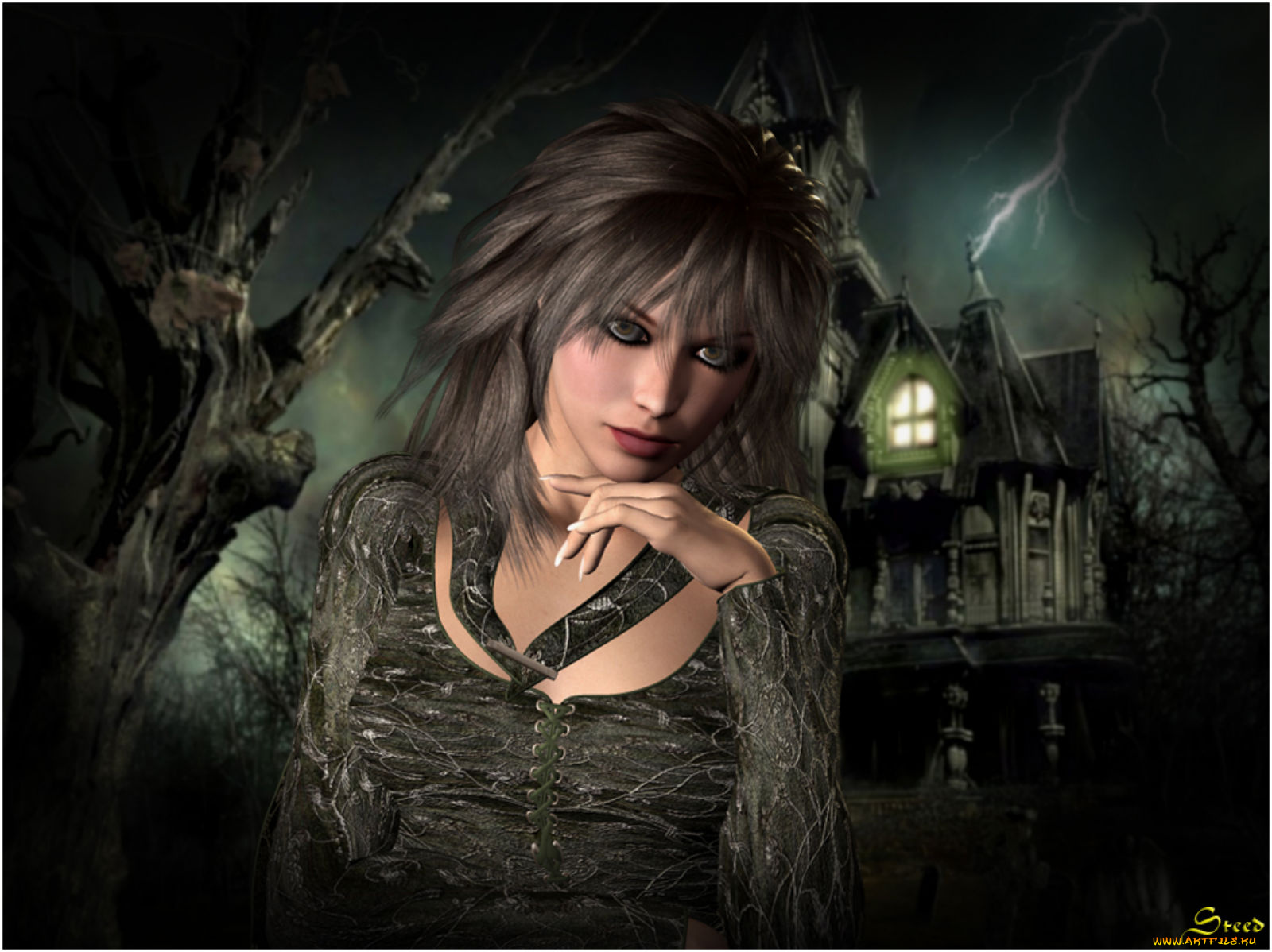 3д, графика, people, люди, дева