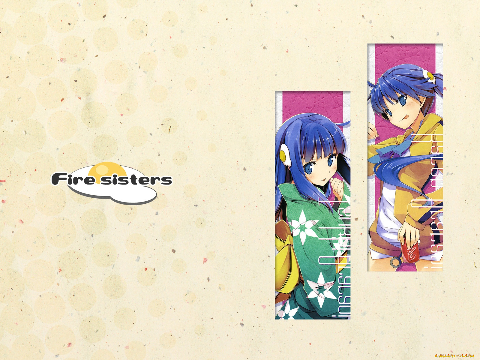 аниме, bakemonogatari, araragi, karen, araragi, tsukihi, девушки, форма, кимоно, заколка