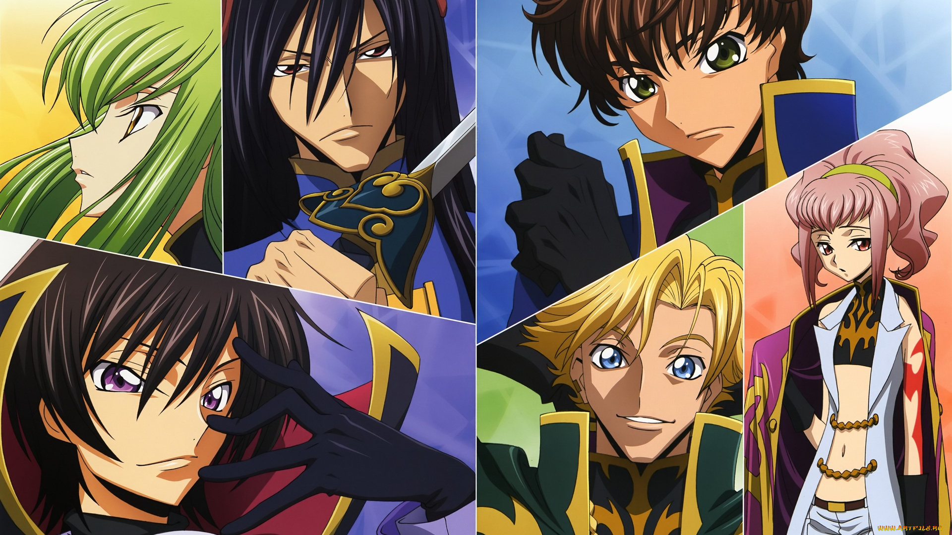 аниме, code, geass