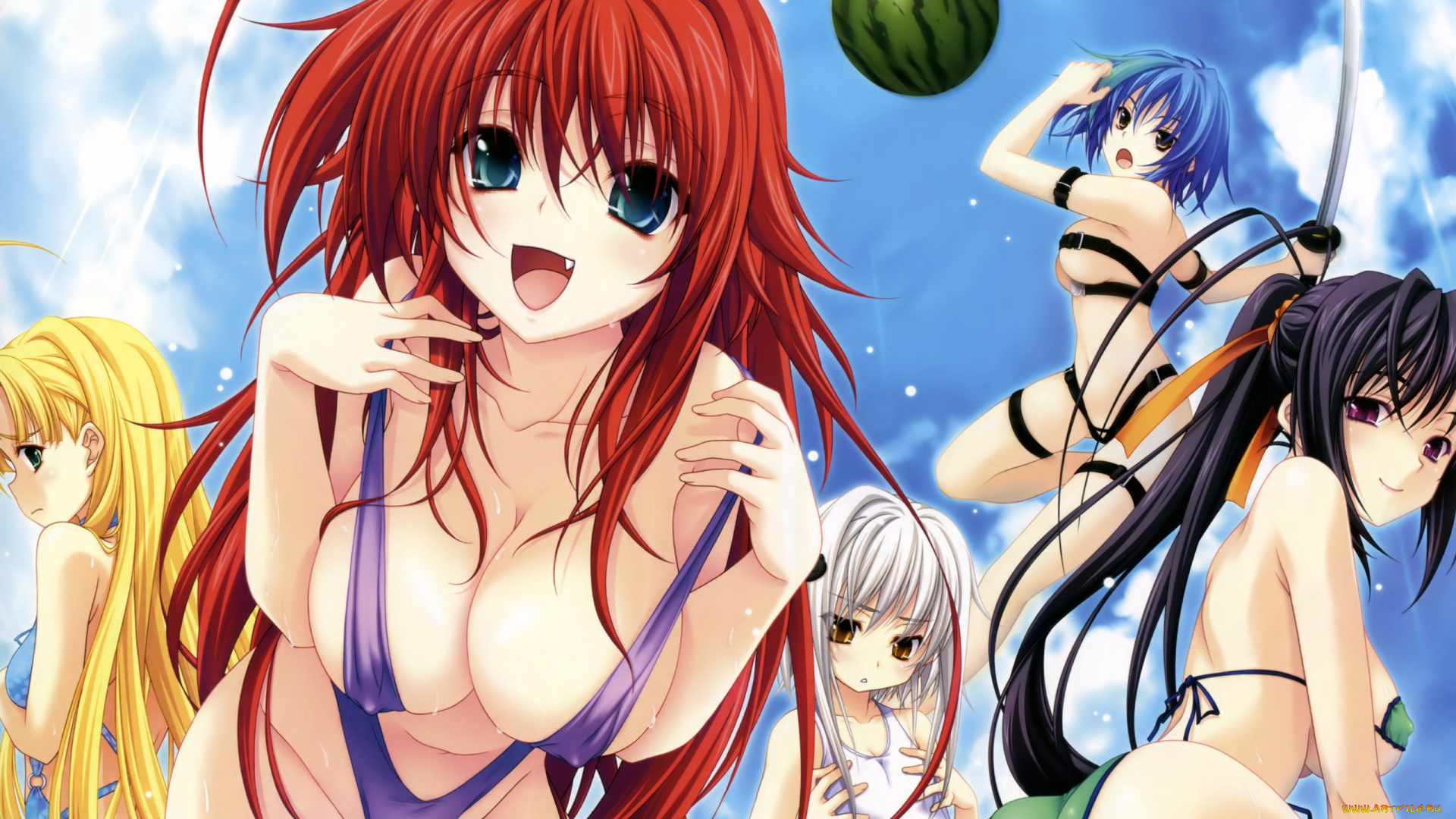 аниме, highschool, dxd