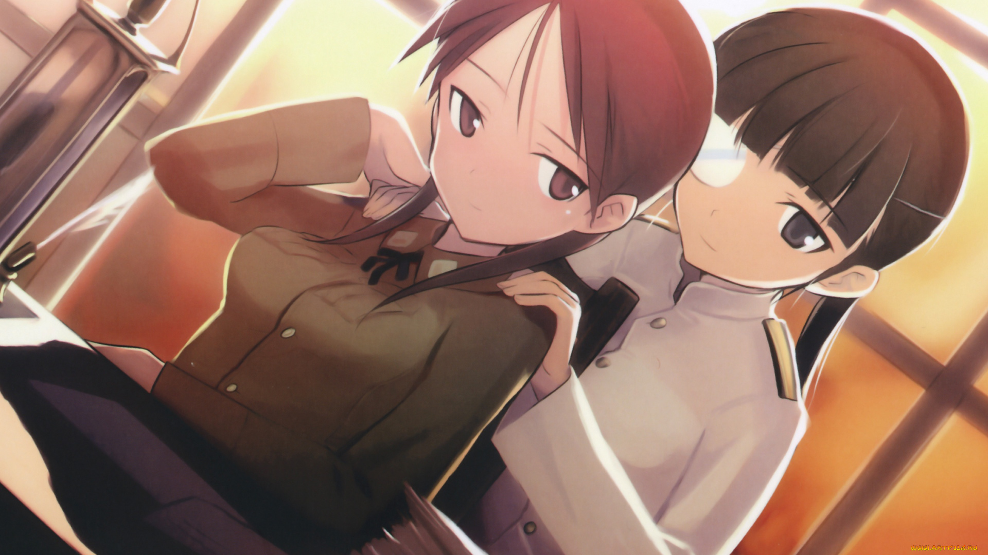 аниме, strike, witches