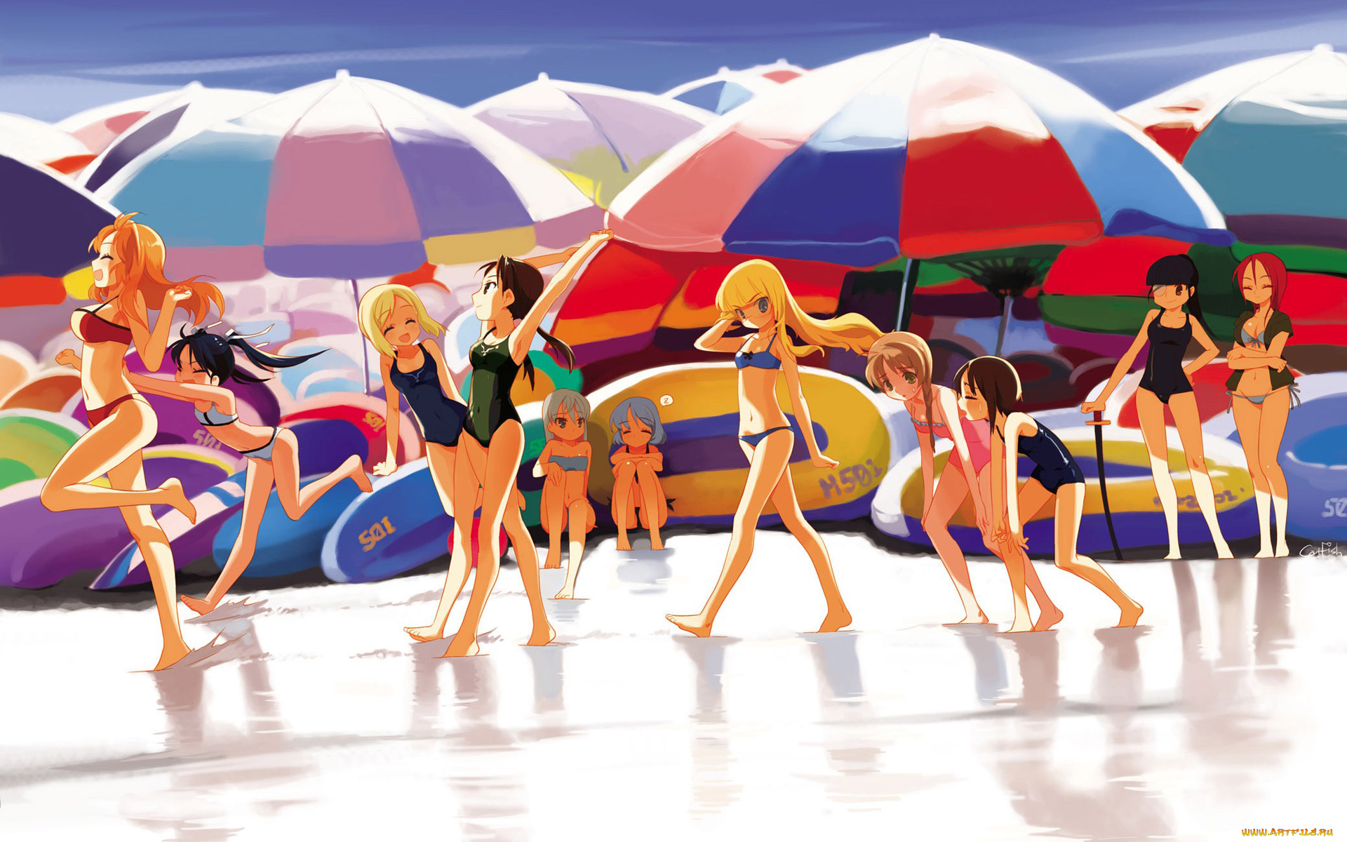 аниме, strike, witches