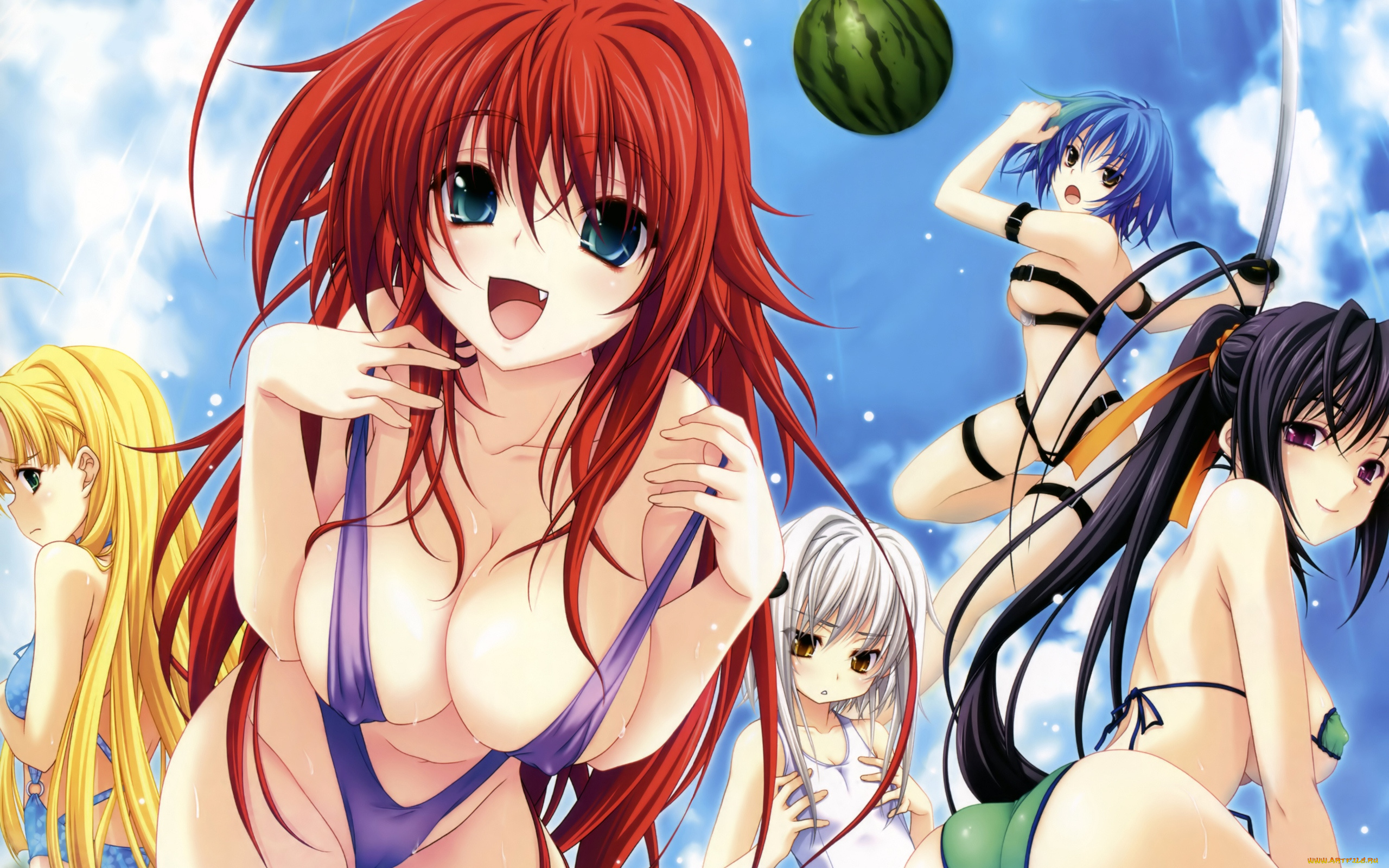 аниме, highschool, dxd