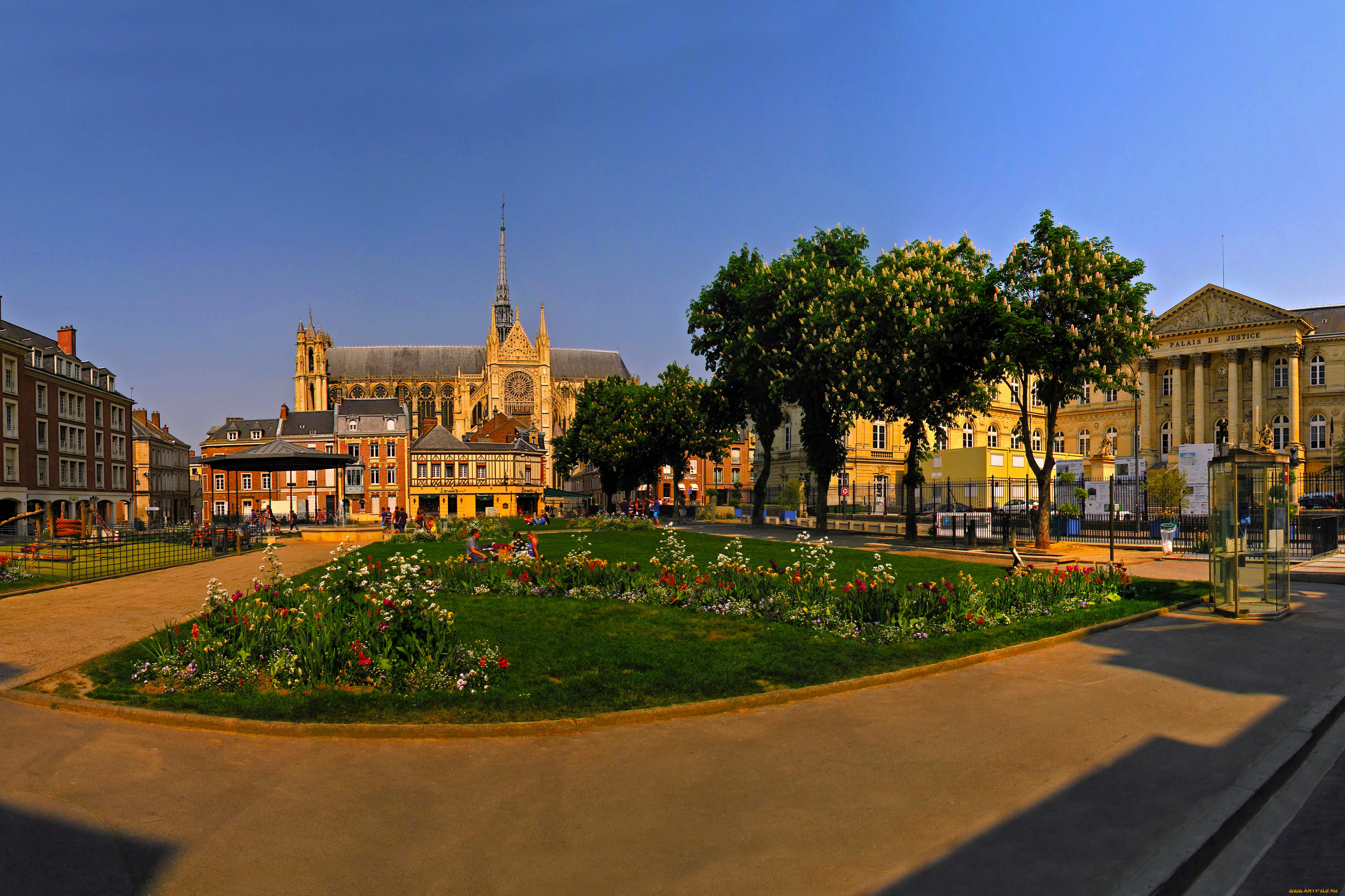города, улицы, площади, набережные, пикардия, амьен, франция