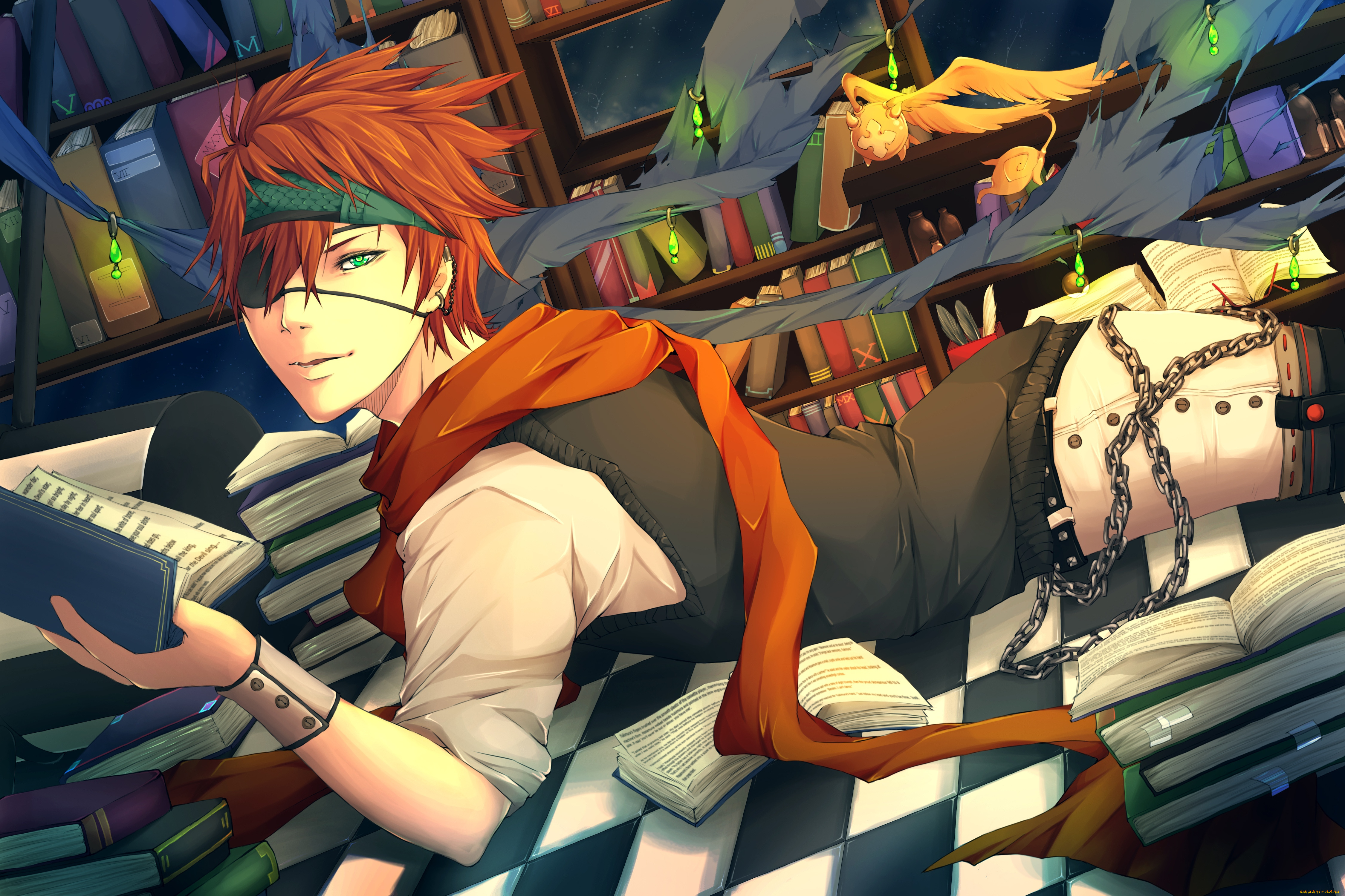 аниме, gray, man, d, lavi