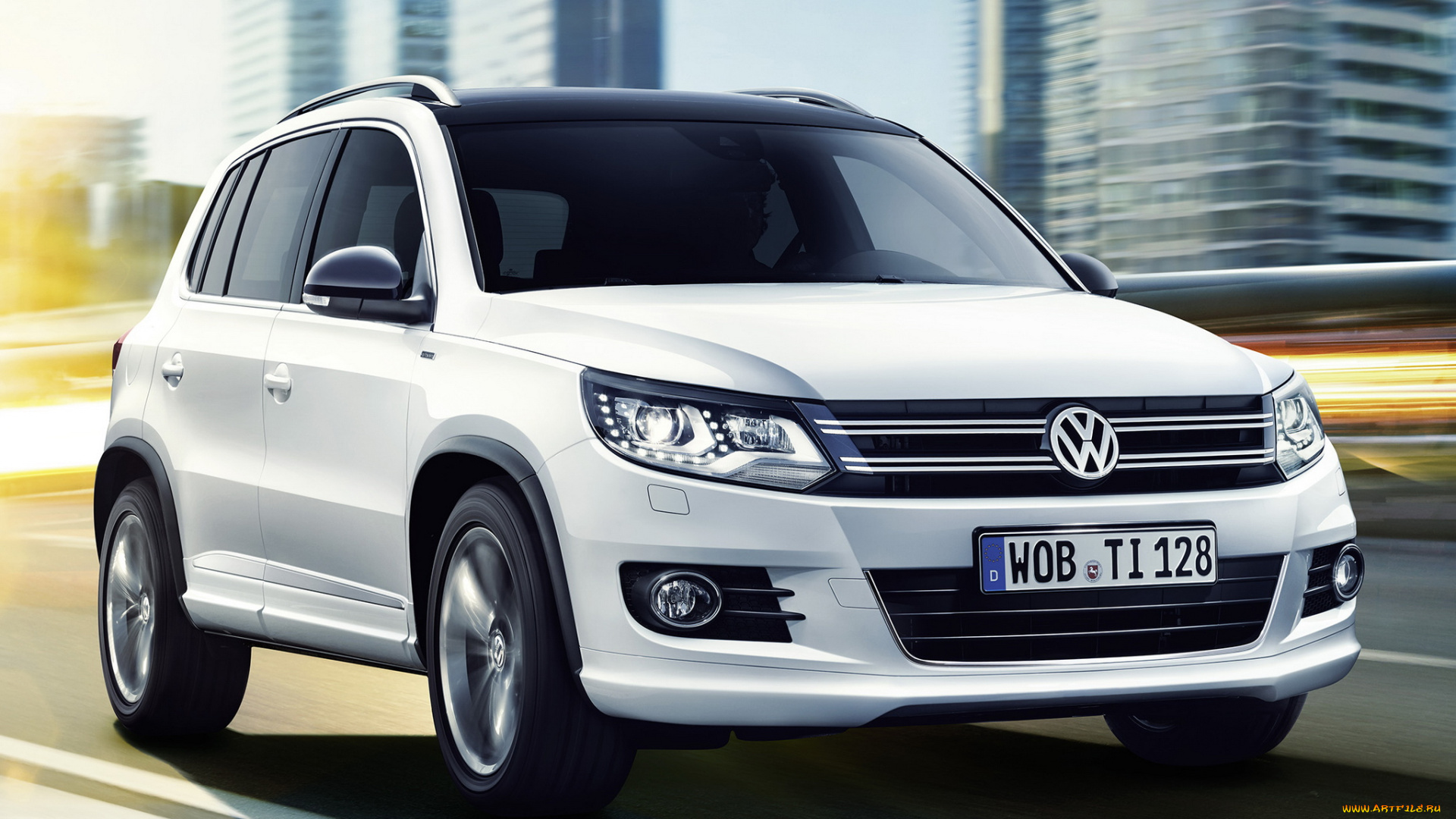 автомобили, volkswagen, tiguan, cityscape