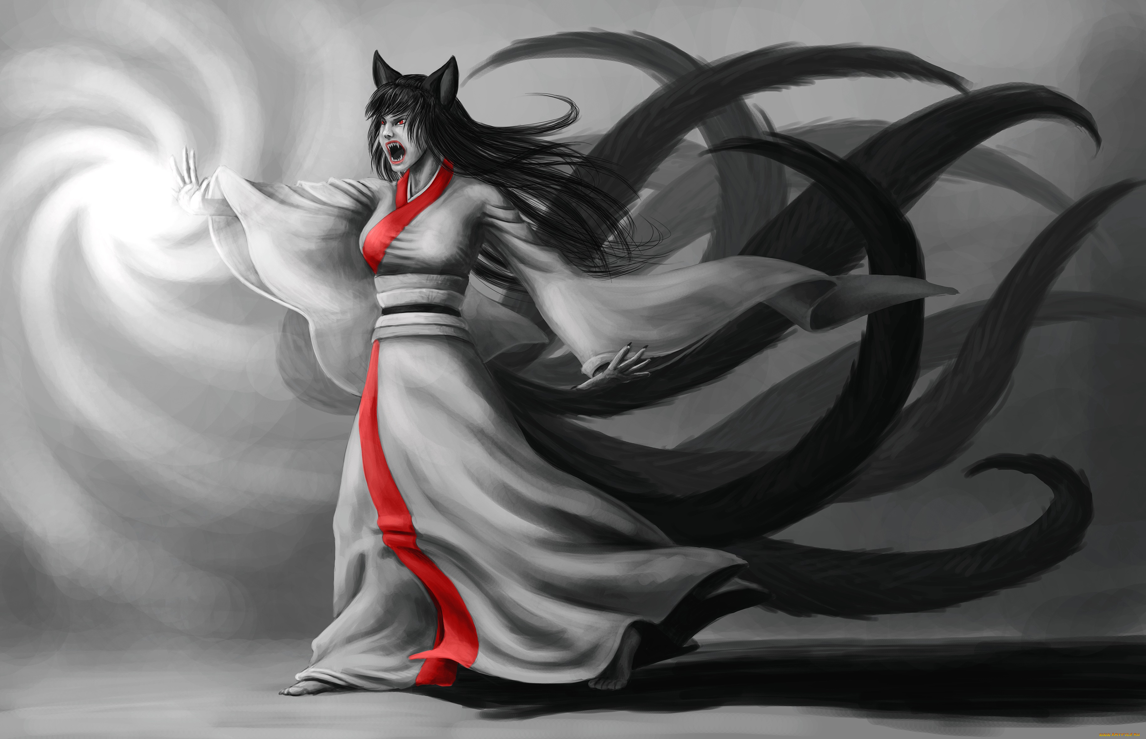 фэнтези, демоны, клыки