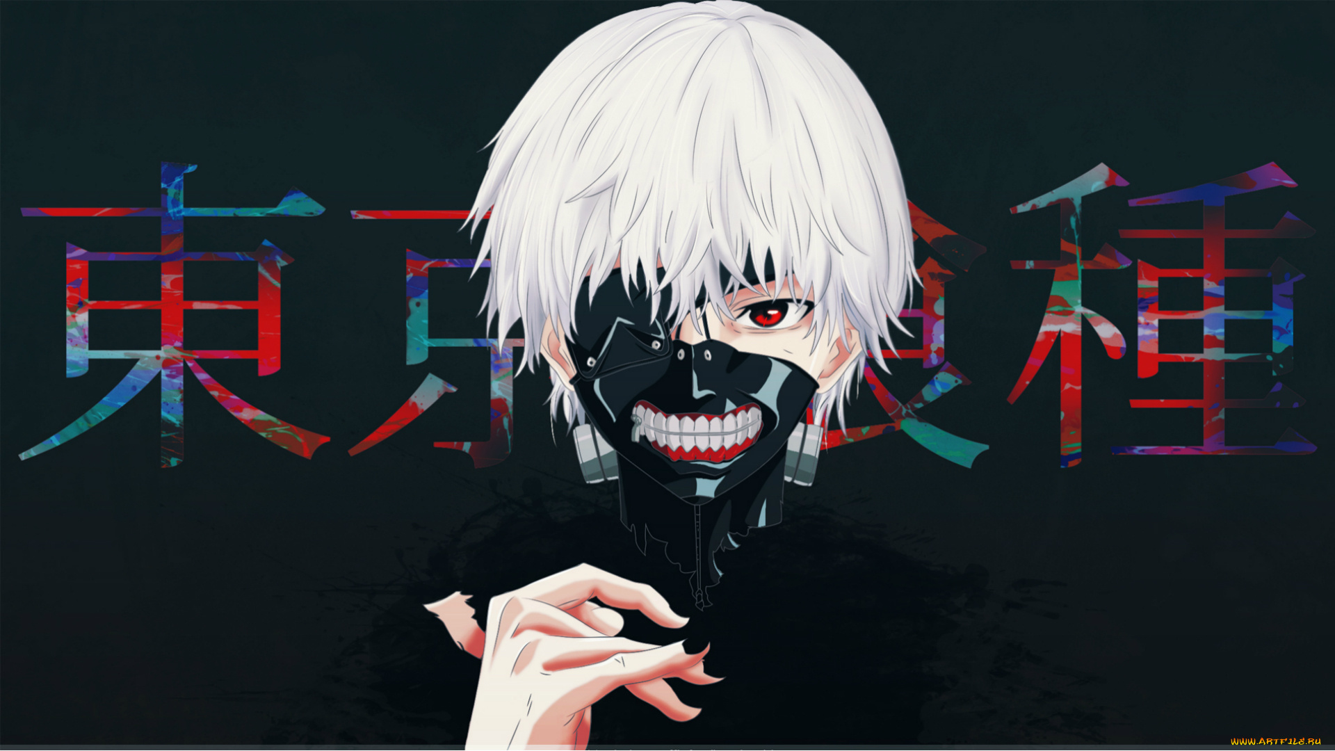 аниме, tokyo, ghoul, ken, kaneki