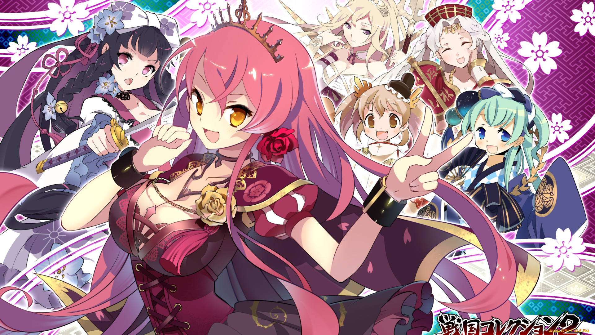 sengoku, collection, аниме, unknown, , другое, девушки, sengoku, collection