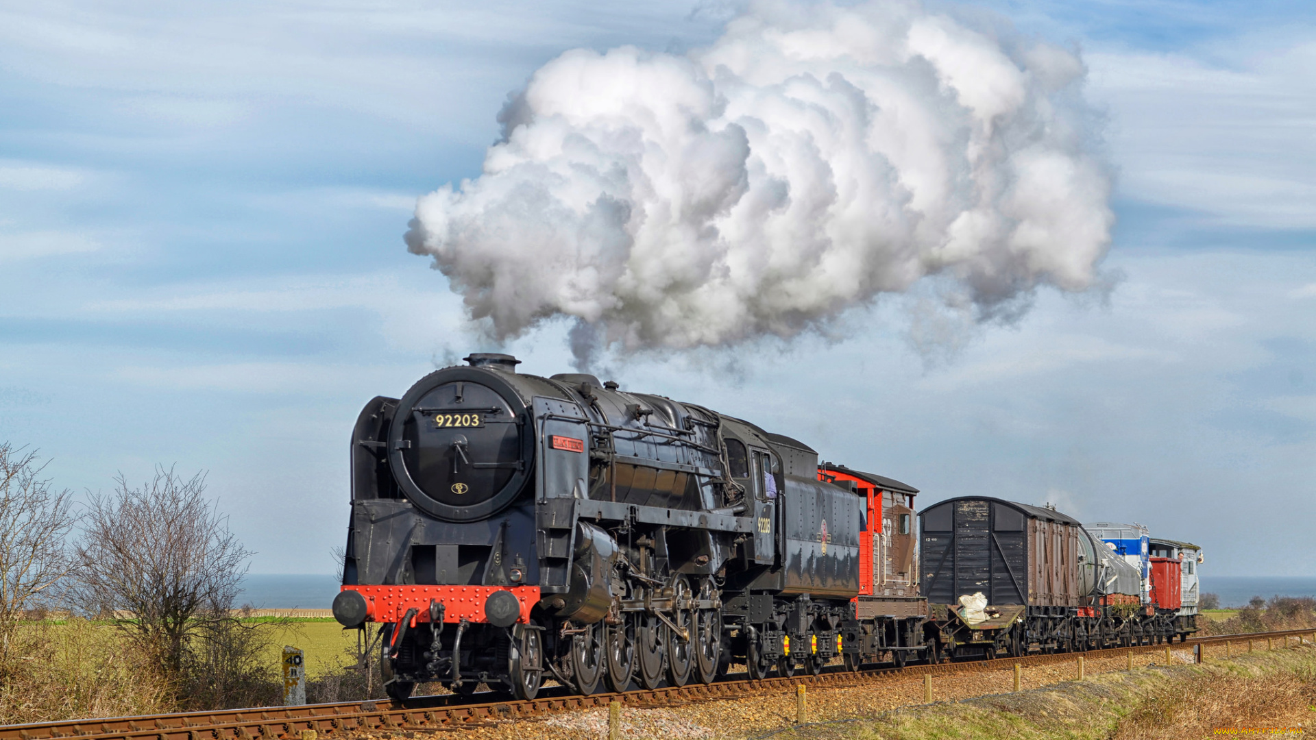 техника, паровозы, паровоз, дорога, железная