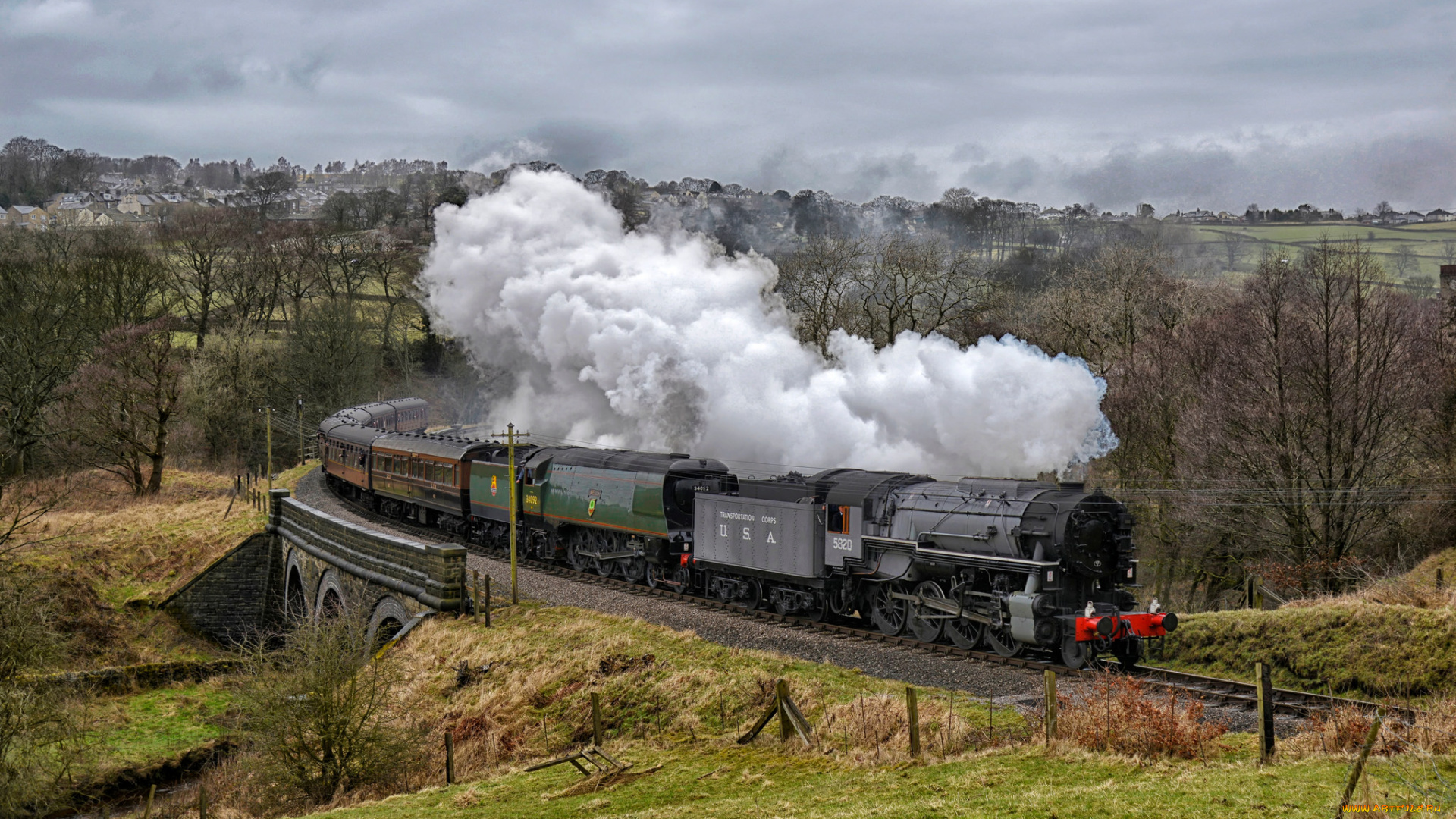 техника, паровозы, паровоз, дорога, железная