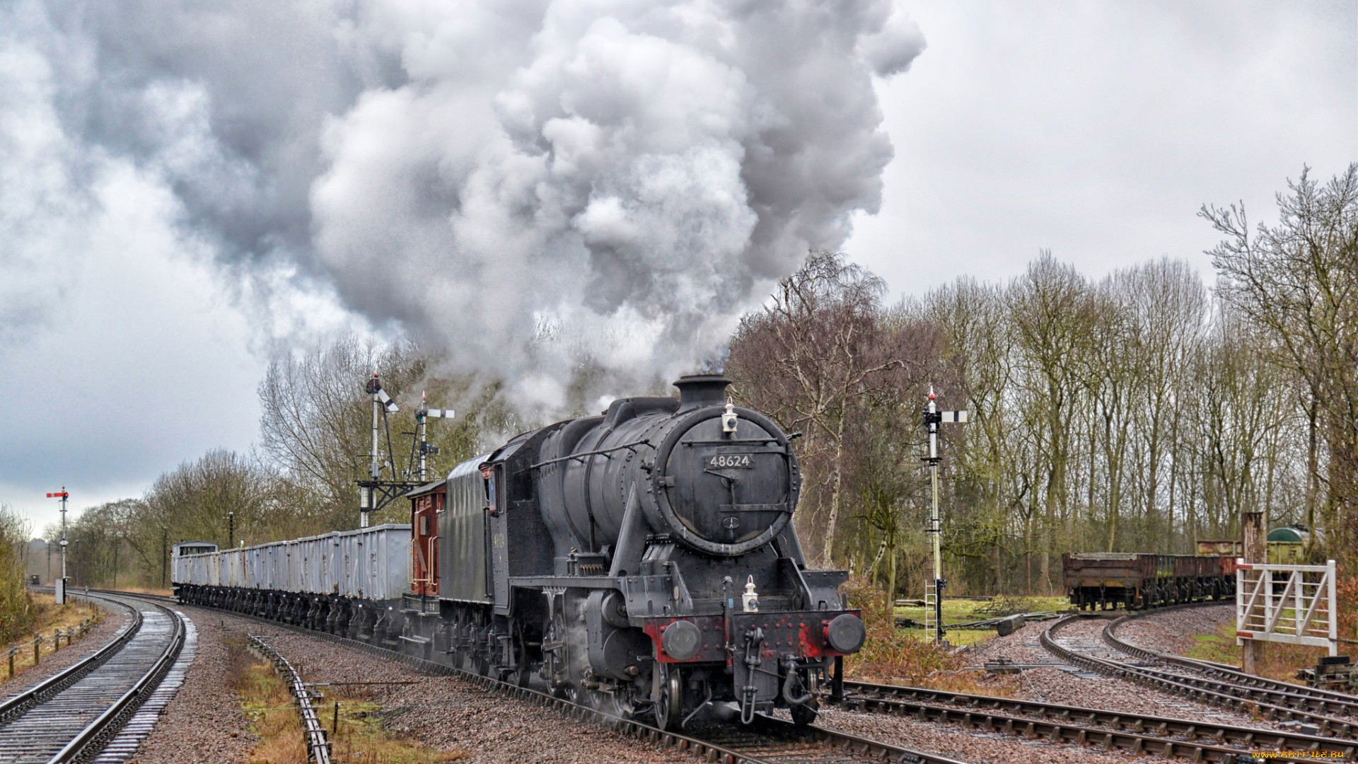 техника, паровозы, паровоз, железная, дорога