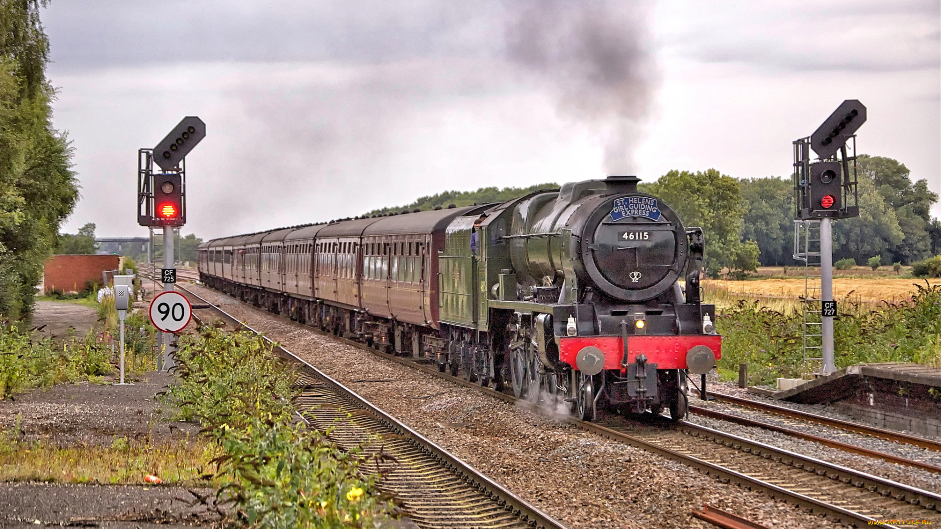 техника, паровозы, железная, дорога, паровоз