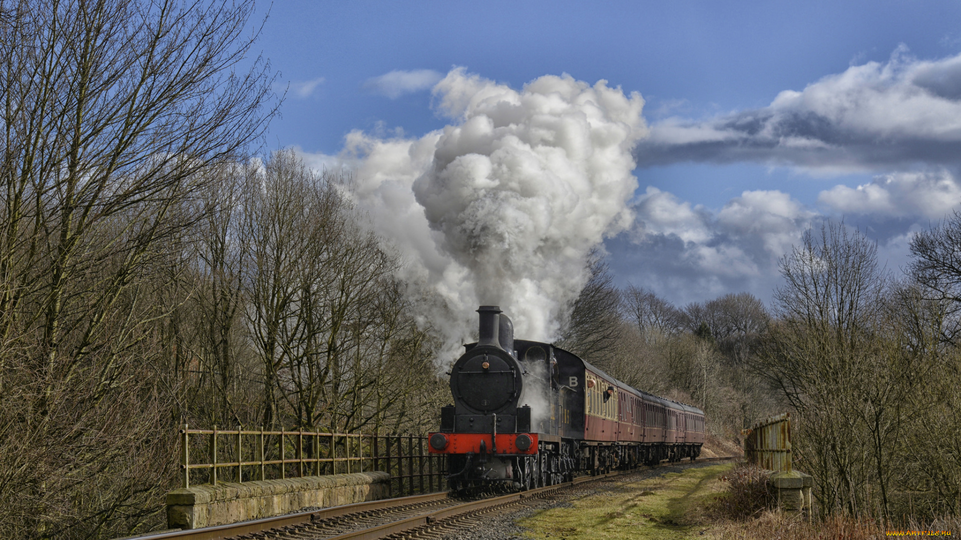 техника, паровозы, железная, дорога, паровоз