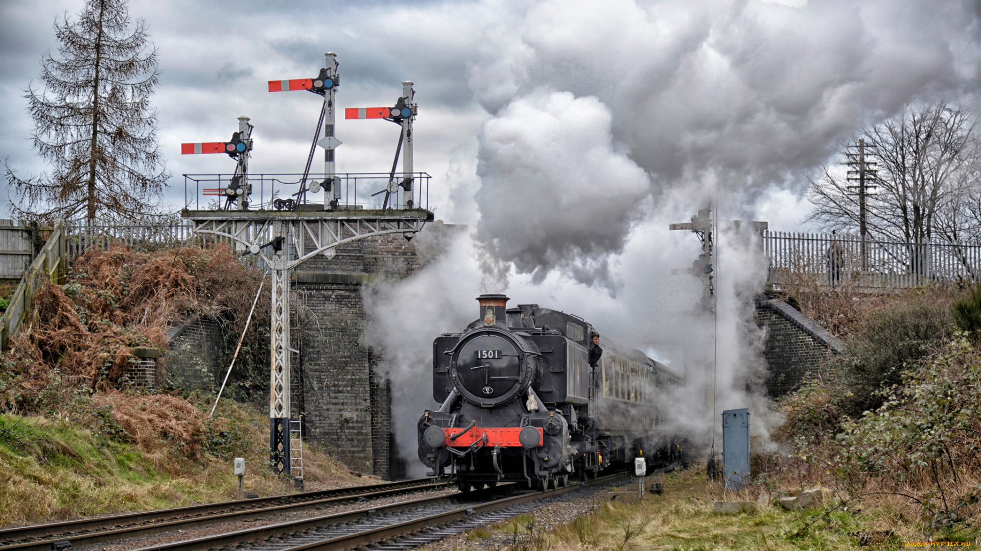 техника, паровозы, железная, дорога, паровоз