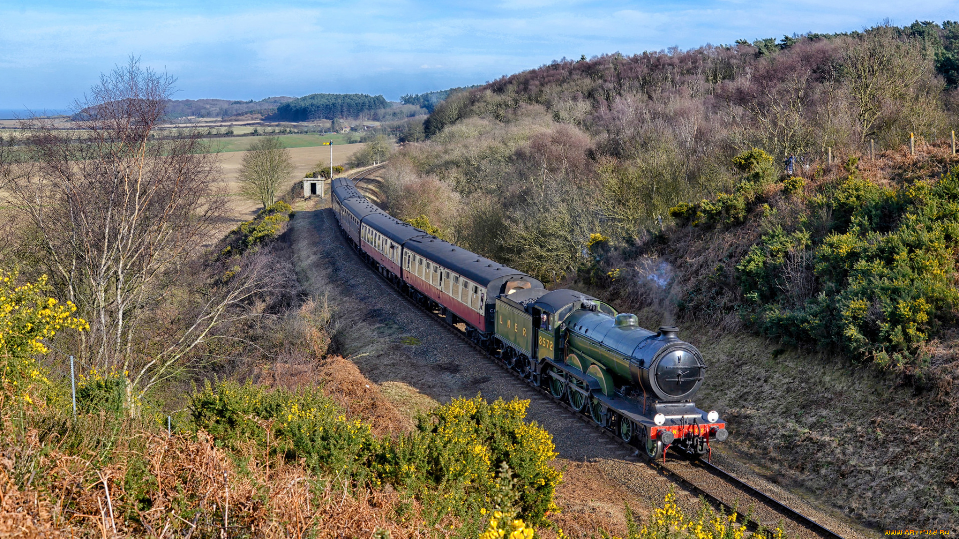 техника, паровозы, железная, дорога, паровоз