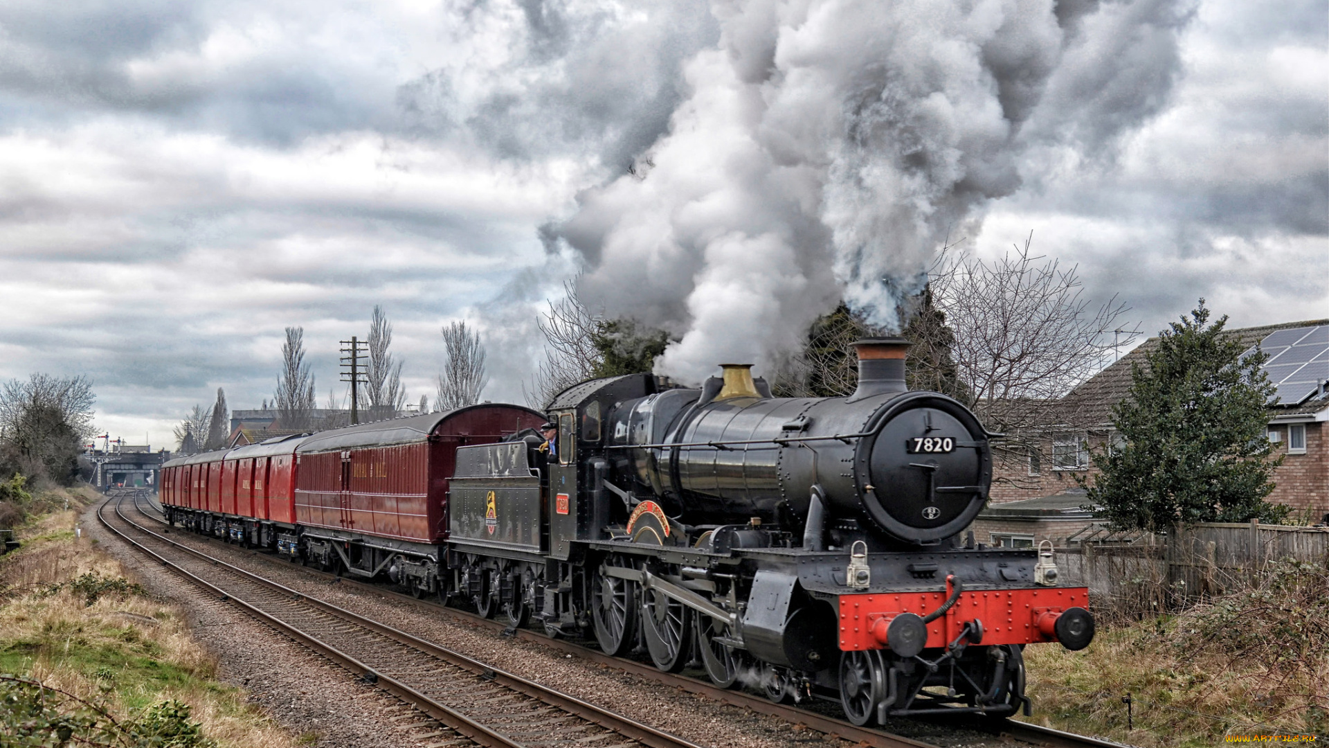 техника, паровозы, железная, паровоз, дорога