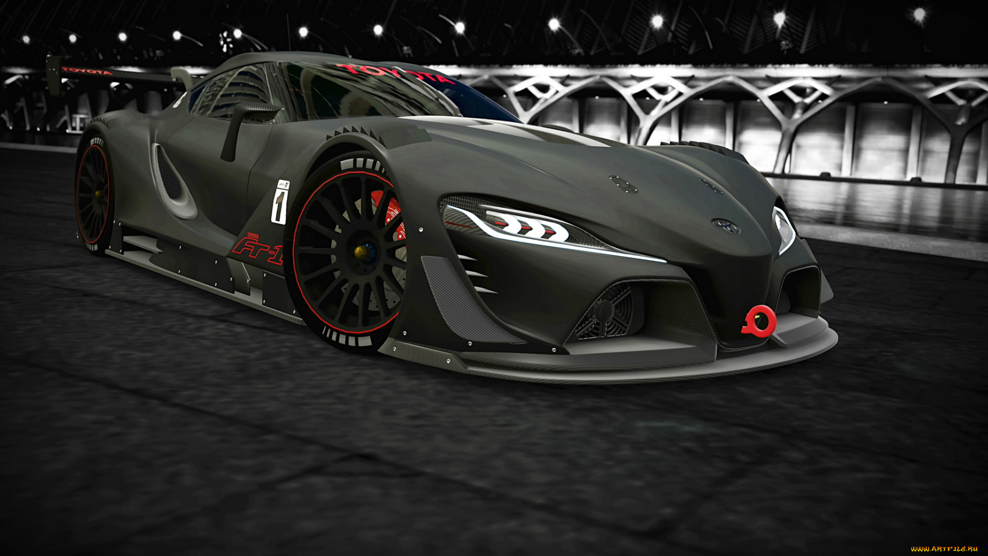 toyota, ft-1, r, автомобили, 3д, спорткар