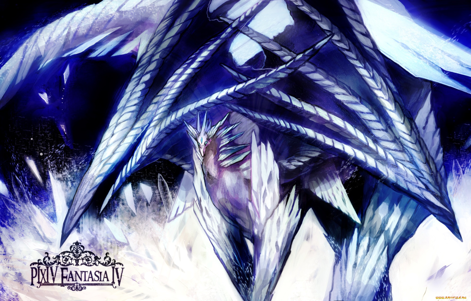 аниме, pixiv, fantasia, дракон, fukai, ryousuke, pixiv, fantasia