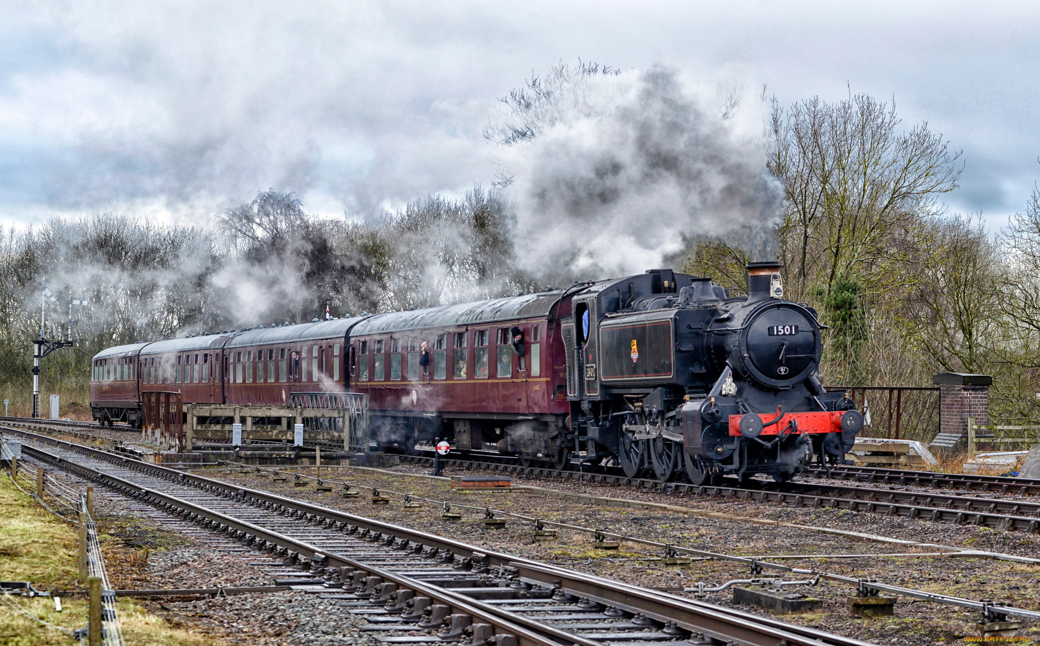 техника, паровозы, паровоз, дорога, железная