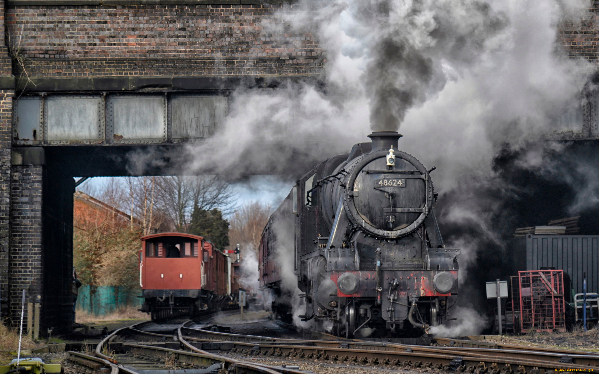 техника, паровозы, железная, дорога, паровоз