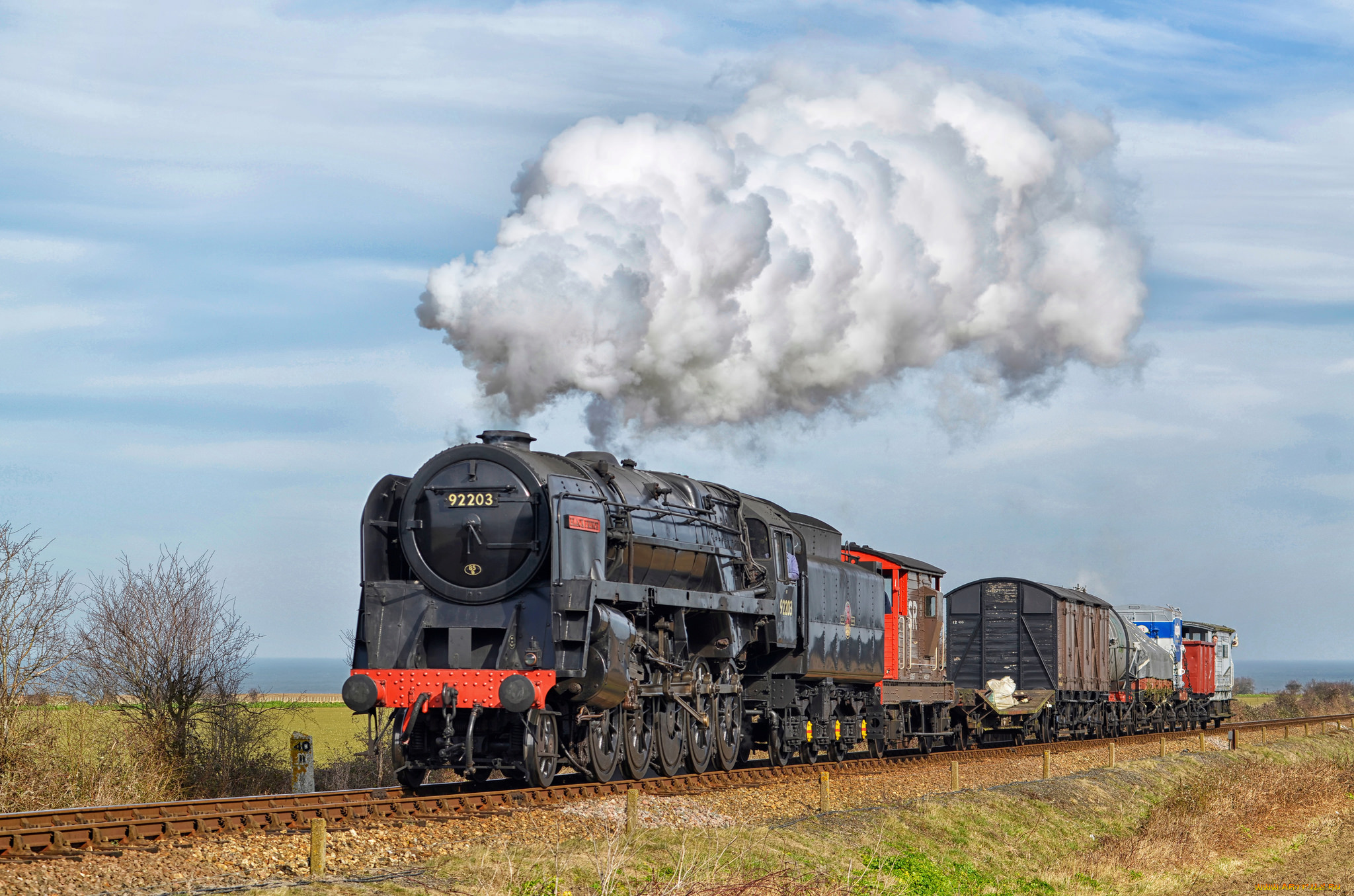 техника, паровозы, паровоз, дорога, железная