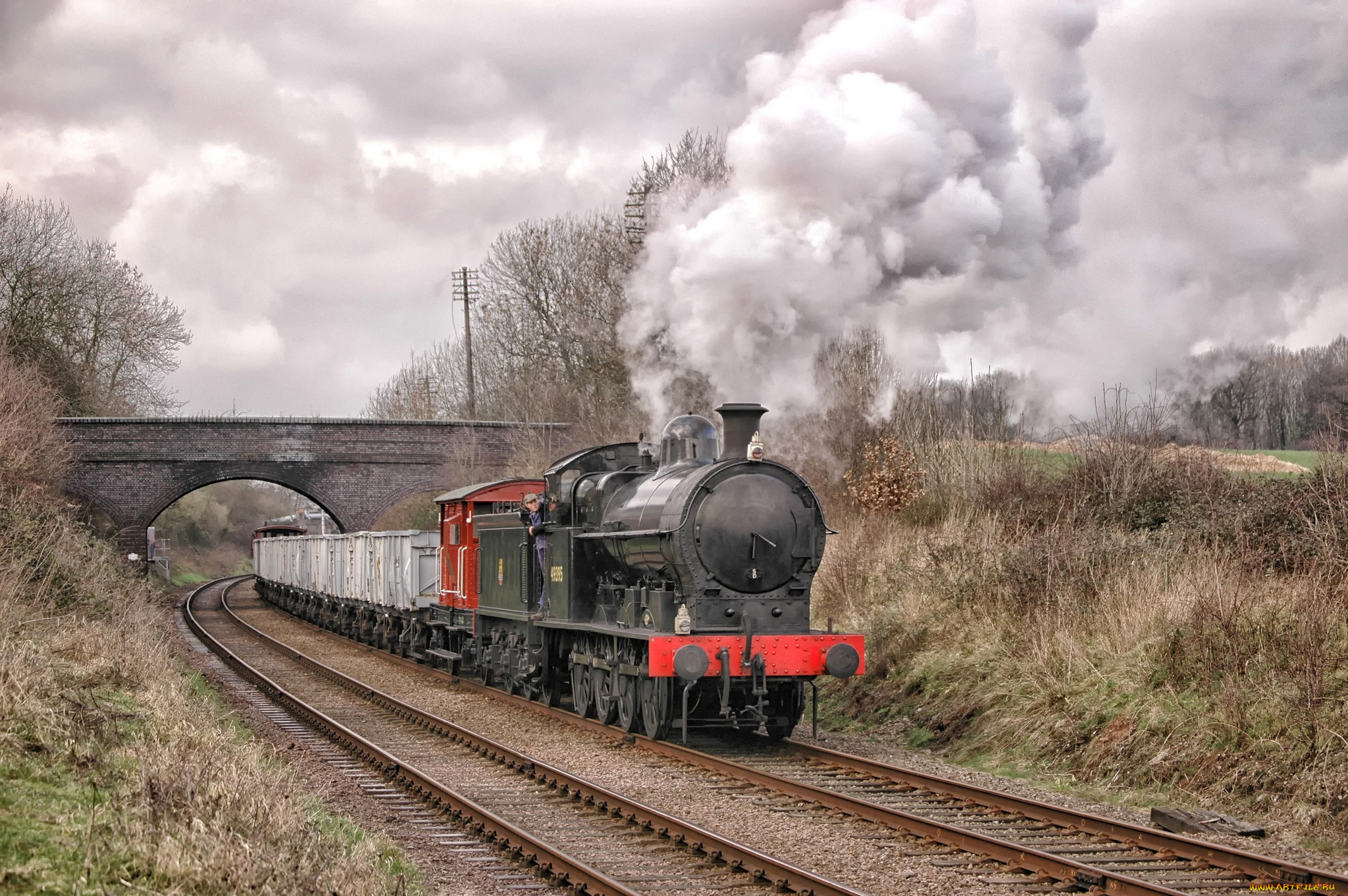 техника, паровозы, железная, дорога, паровоз