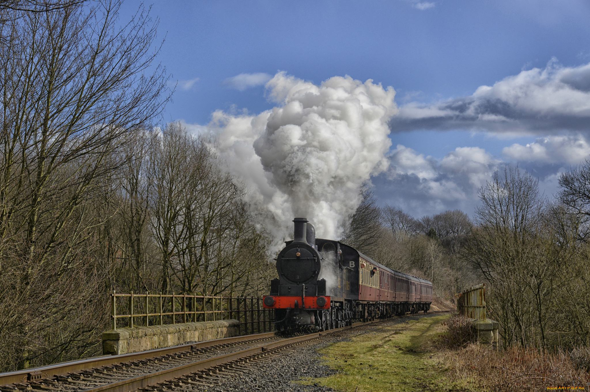 техника, паровозы, железная, дорога, паровоз