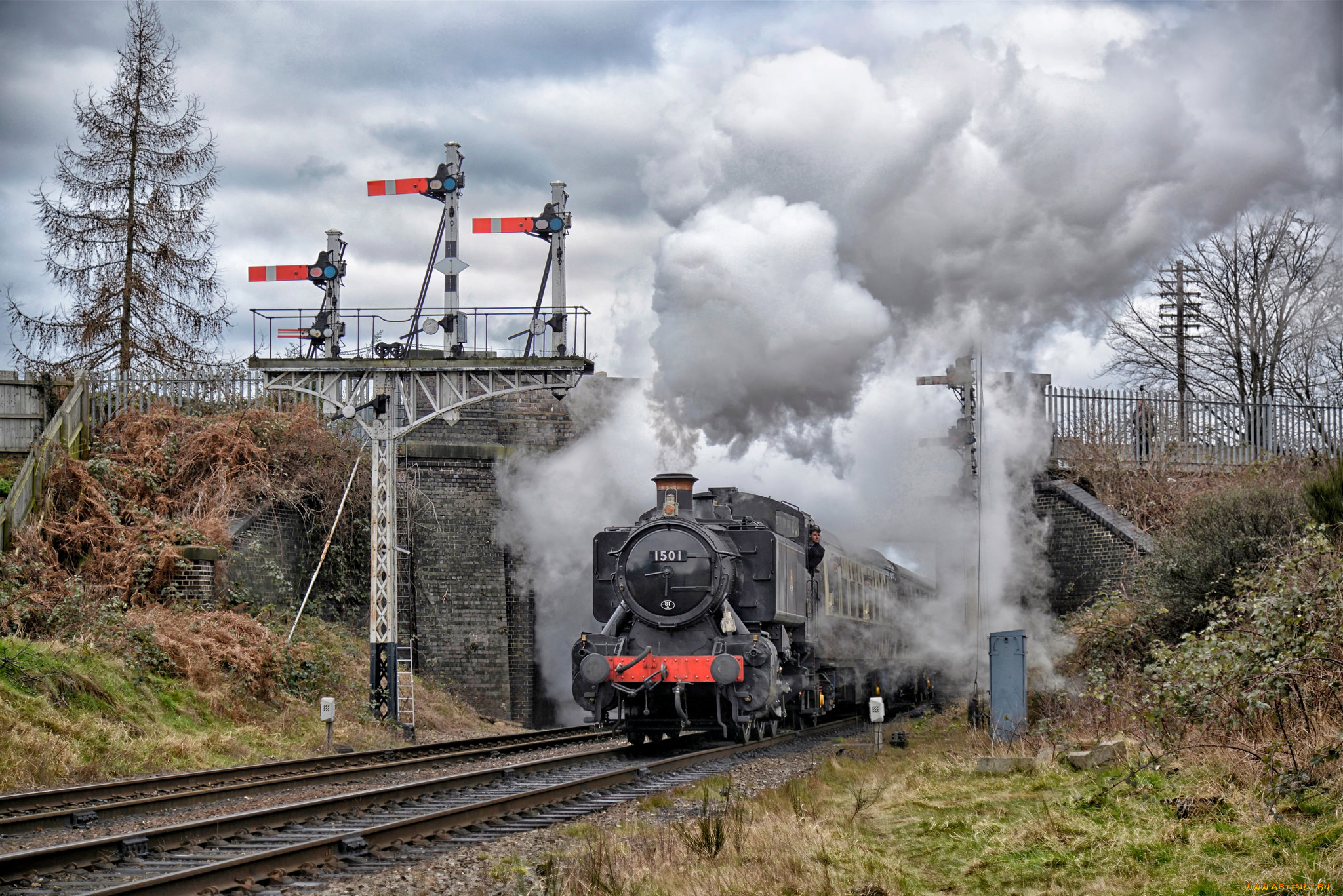 техника, паровозы, железная, дорога, паровоз