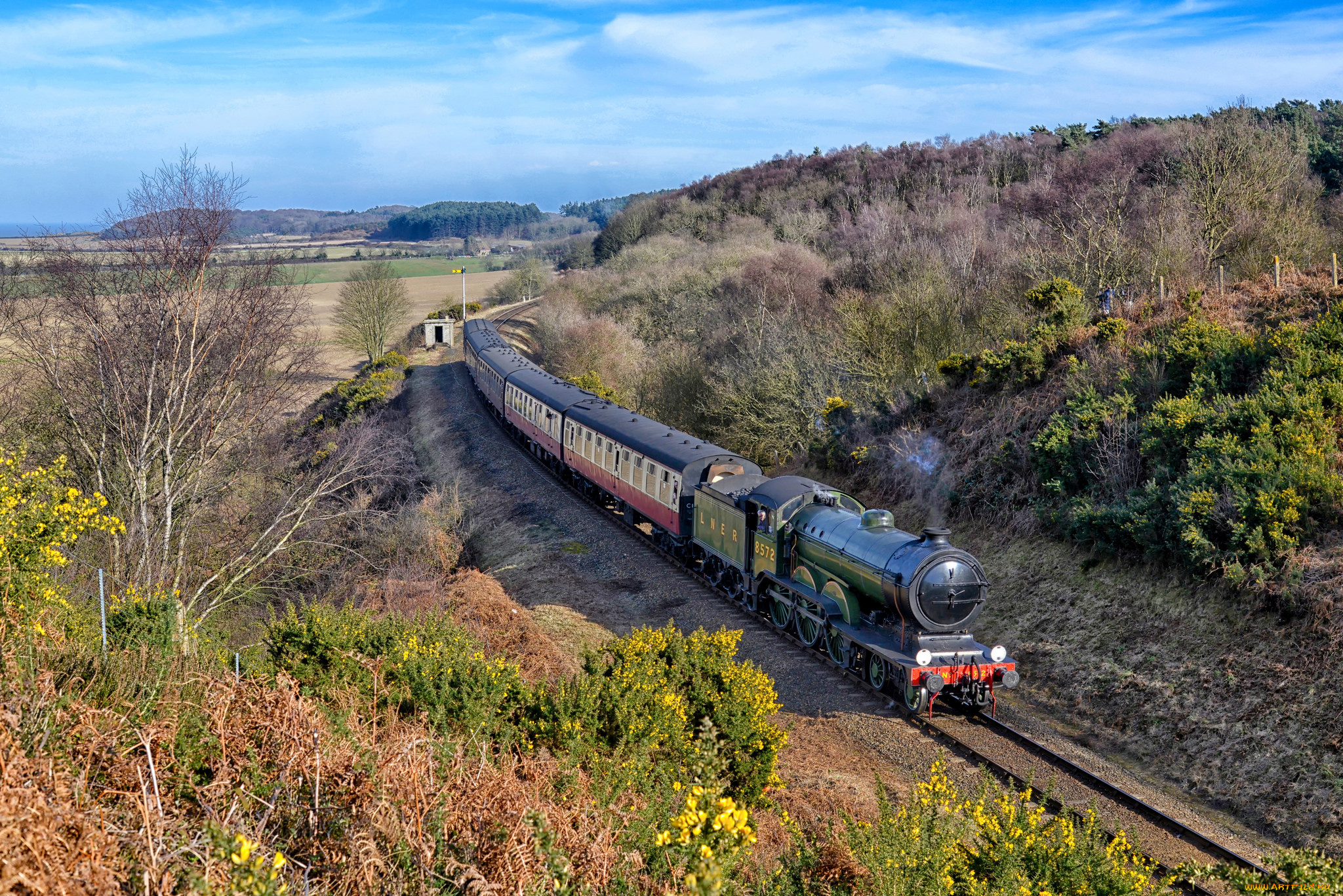 техника, паровозы, железная, дорога, паровоз
