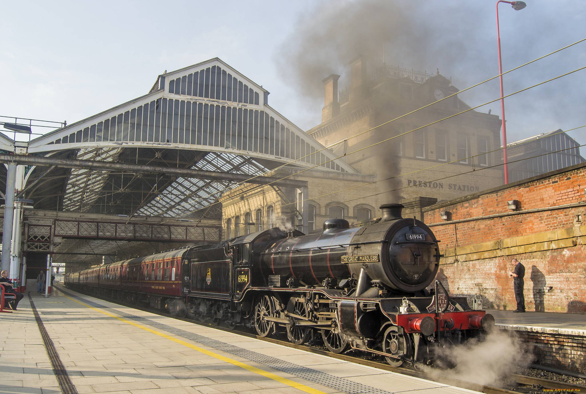 техника, паровозы, паровоз, дорога, железная