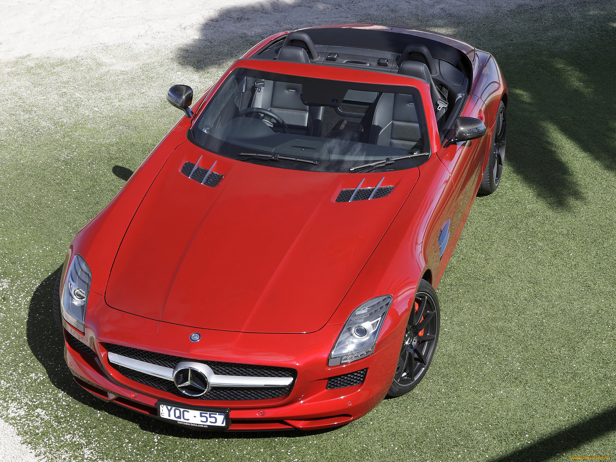 автомобили, mercedes-benz, sls, 63, amg, красный, r197, au-spec, roadster