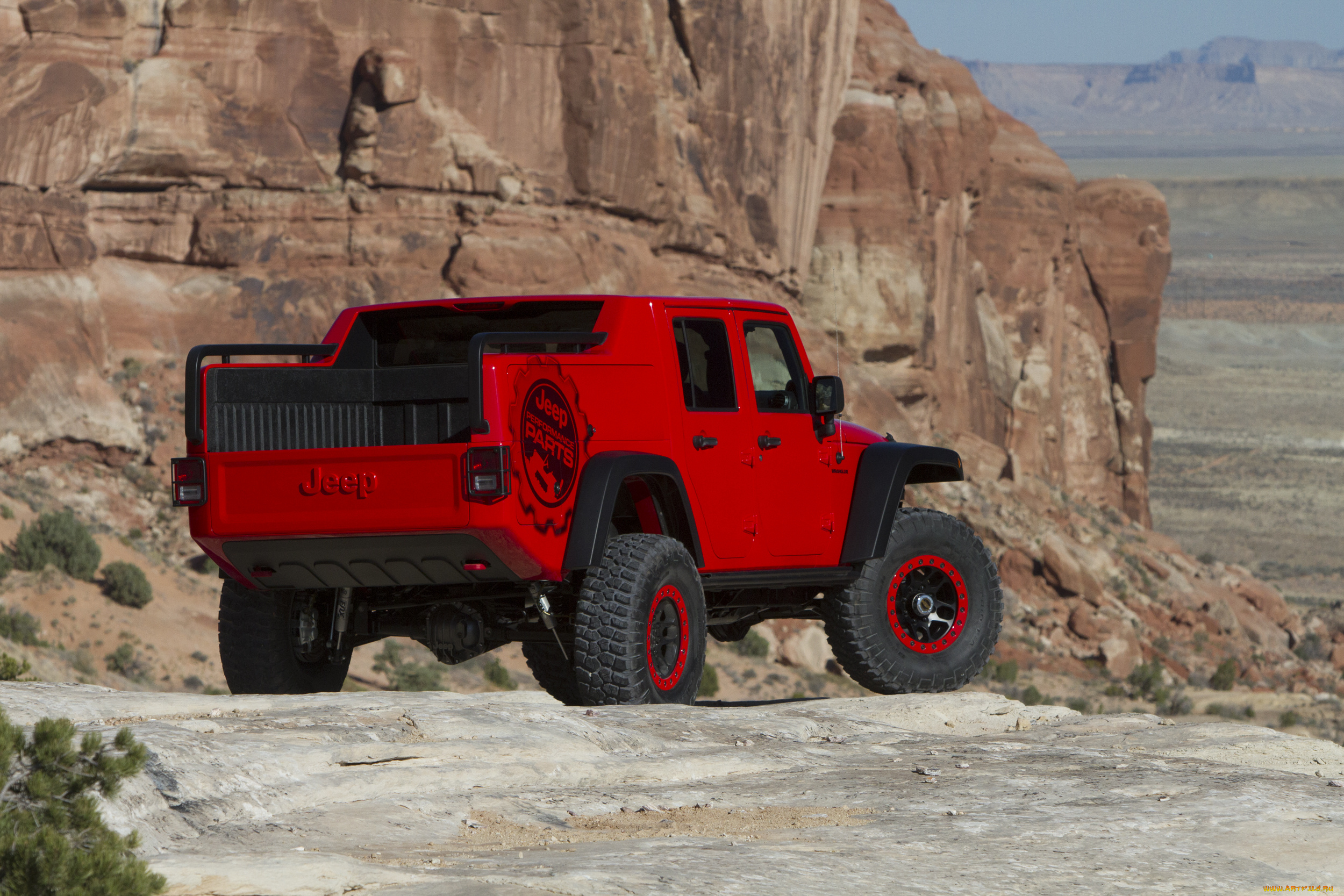 автомобили, jeep, красный, 2015г, concept, responder, red, rock, wrangler, jk