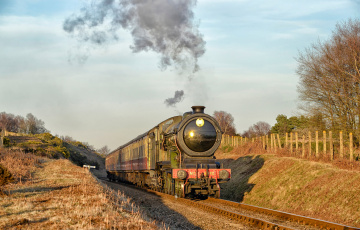 Картинка техника паровозы паровоз дорога железная