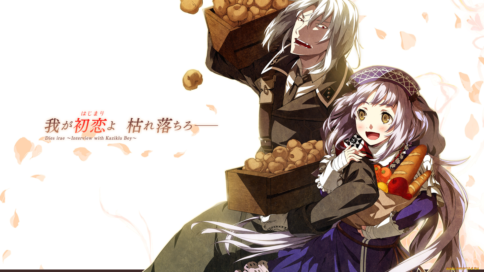 аниме, dies, irae, g, yuusuke, dies, irae, девочка, парень