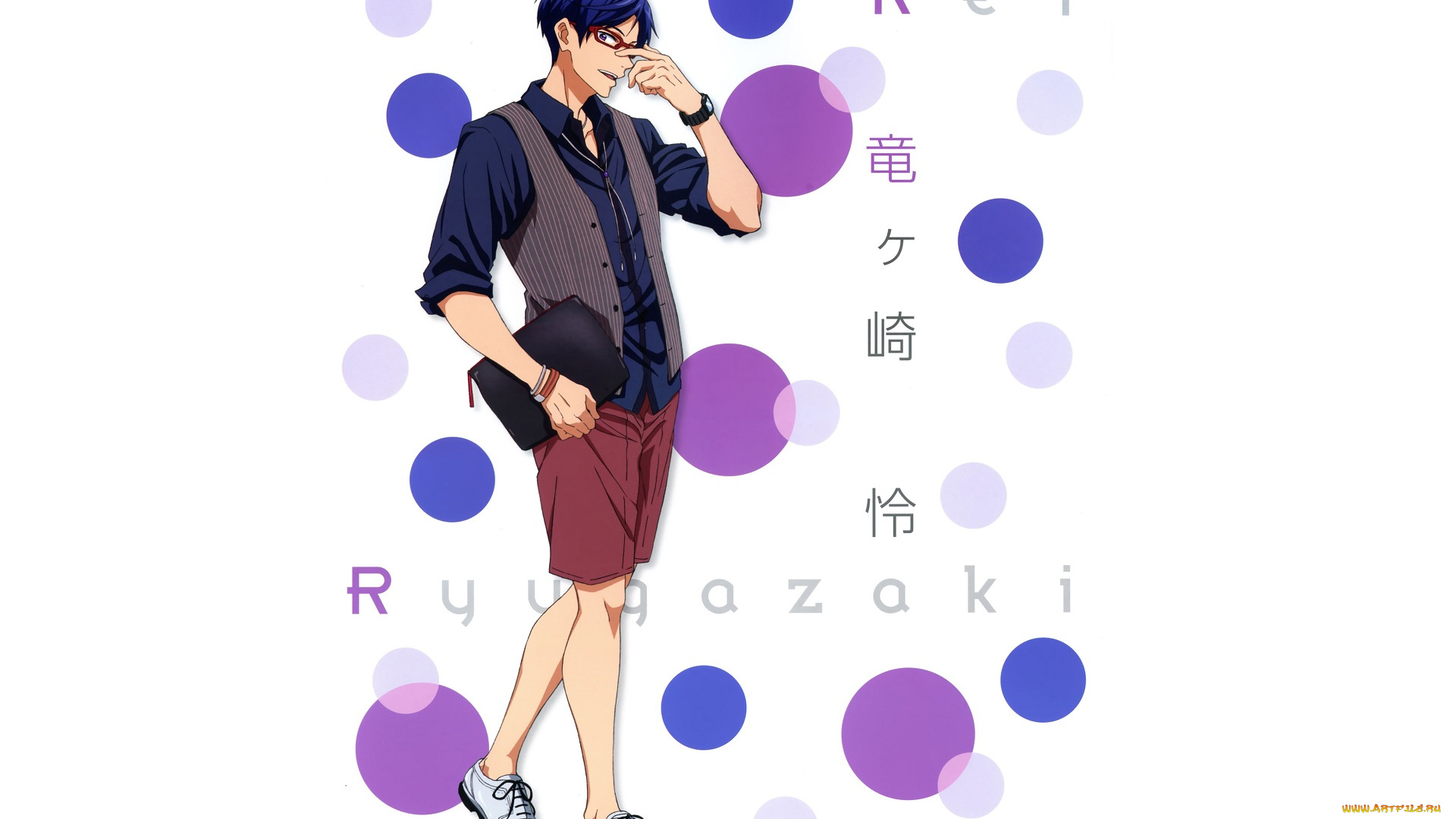 аниме, free, парень